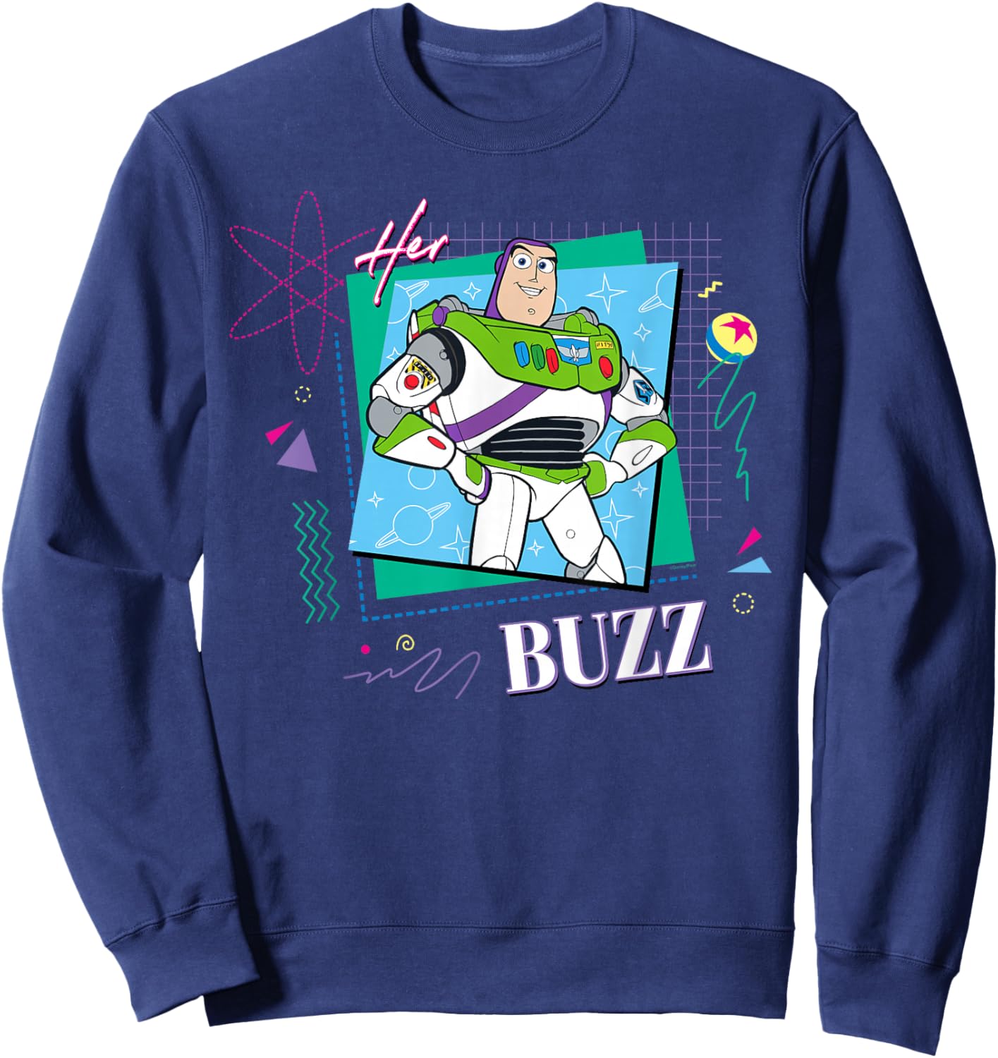 Disney and Pixar's Toy Story Couples Matching Her Buzz Sweatshirt - Sweatshirt | Navy