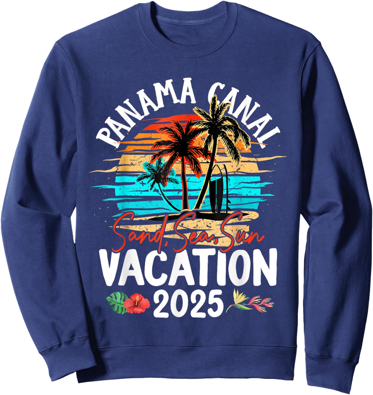 Panama Canal Vacation 2025 Matching Family Group Sweatshirt - Sweatshirt | Navy