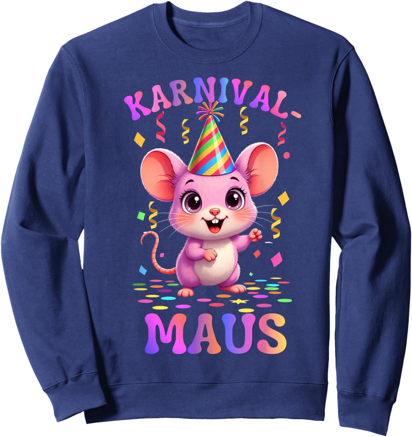 Carnival Mouse Cute Fancy Dress Motif for Family Sweatshirt - Sweatshirt | Navy