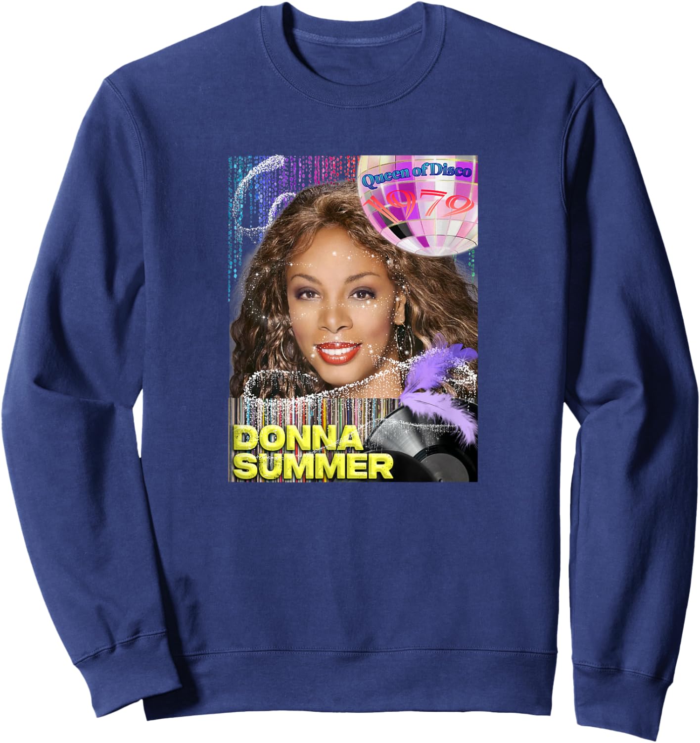 Donna Summer_002 Sweatshirt - Sweatshirt | Navy