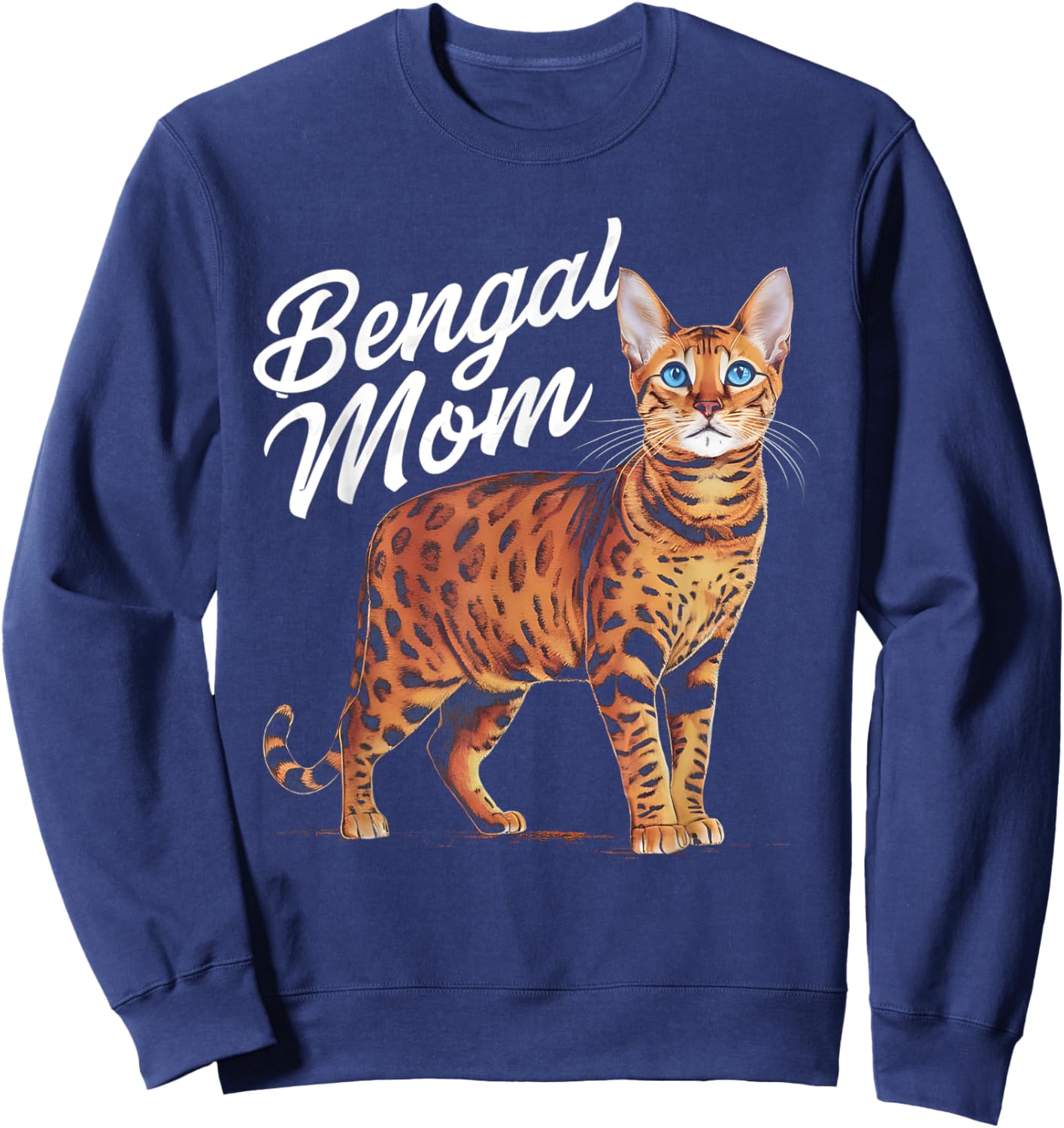 Bengal Mom Sweatshirt - Sweatshirt | Navy