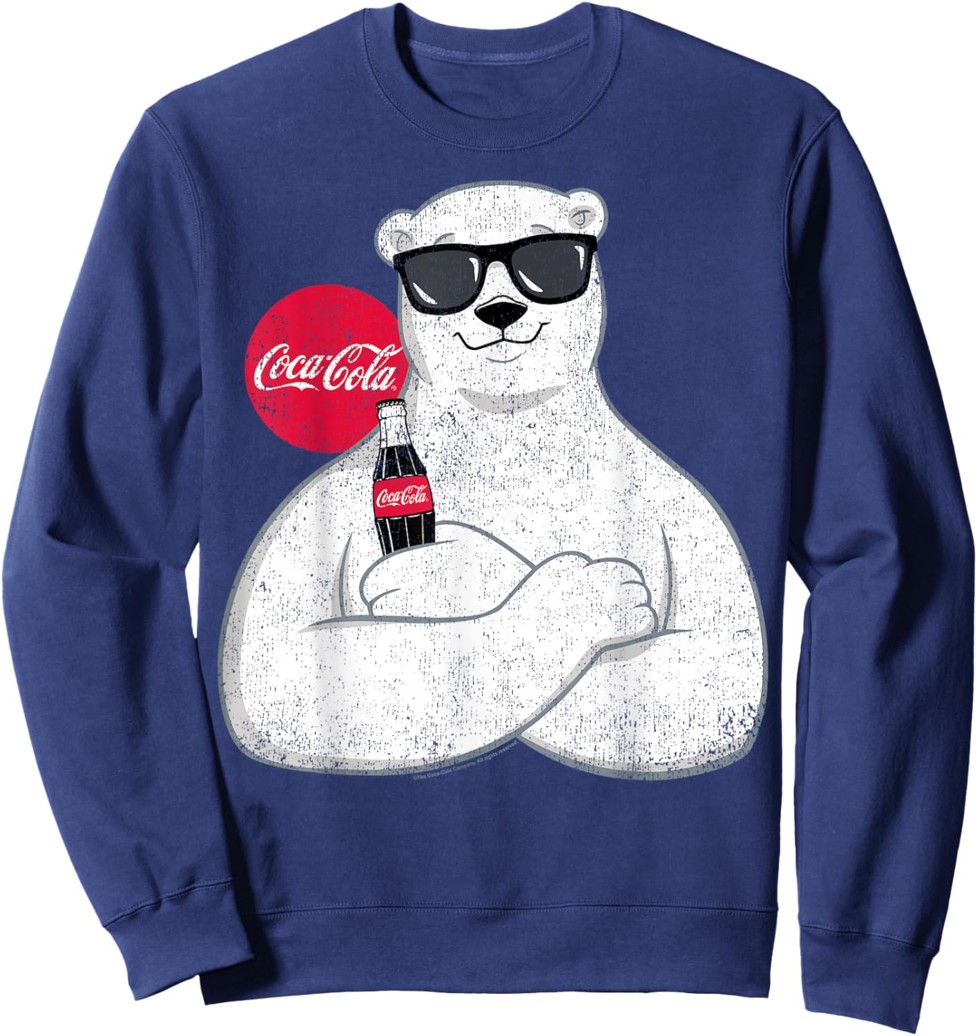 Coca-Cola - Polar Bear Sunglasses Sweatshirt - Sweatshirt | Navy