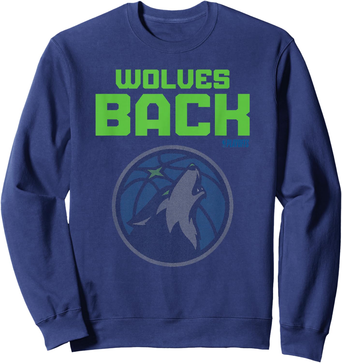NBA 2026 Playoffs Mantra Timberwolves Bilboard Sweatshirt - Sweatshirt | Navy