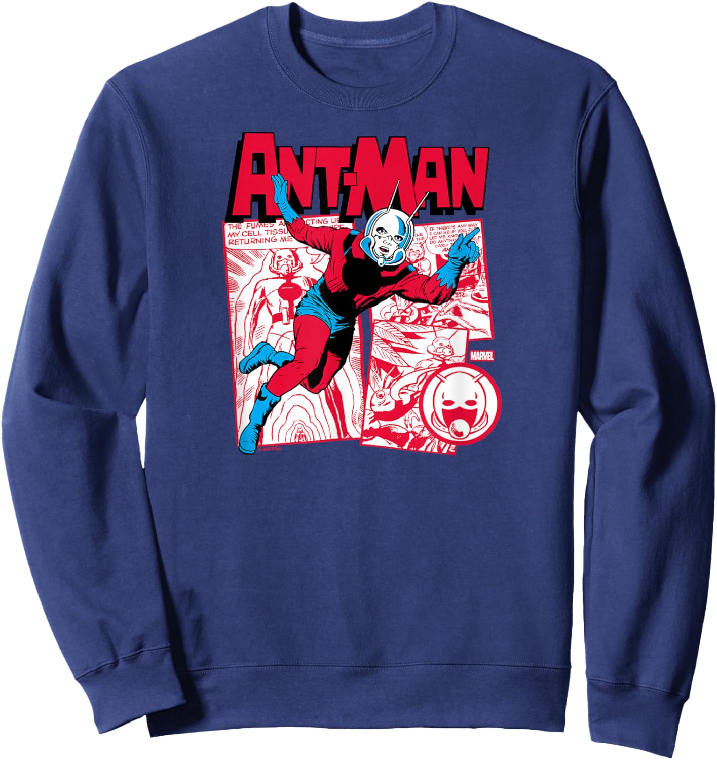 Ant Man - Retro Sweatshirt - Sweatshirt | Navy