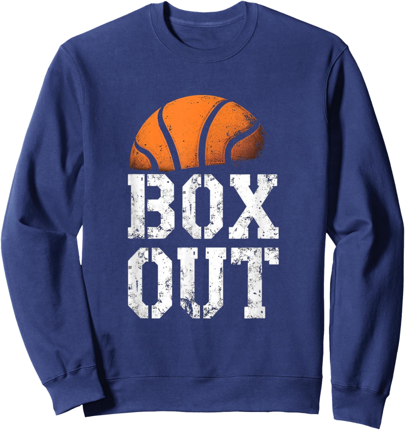 BOX OUT Basketball Sweatshirt - Sweatshirt | Navy