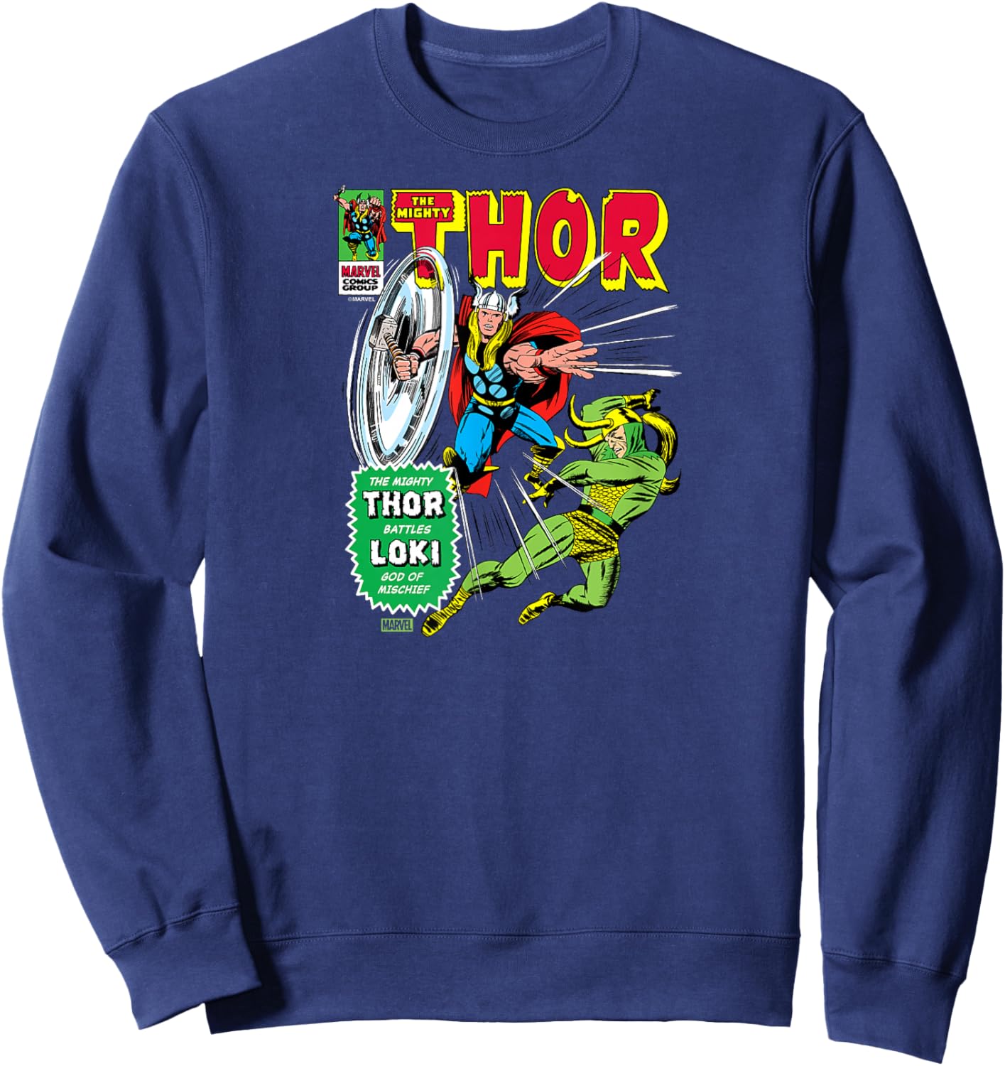 Thor - Retro Dover Sweatshirt - Sweatshirt | Navy