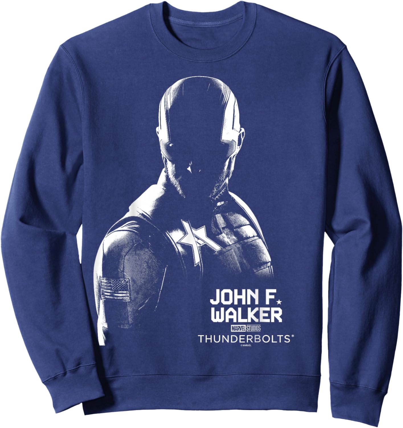 Marvel's Thunderbolts - John F Walker Silhouette Sweatshirt - Sweatshirt | Navy