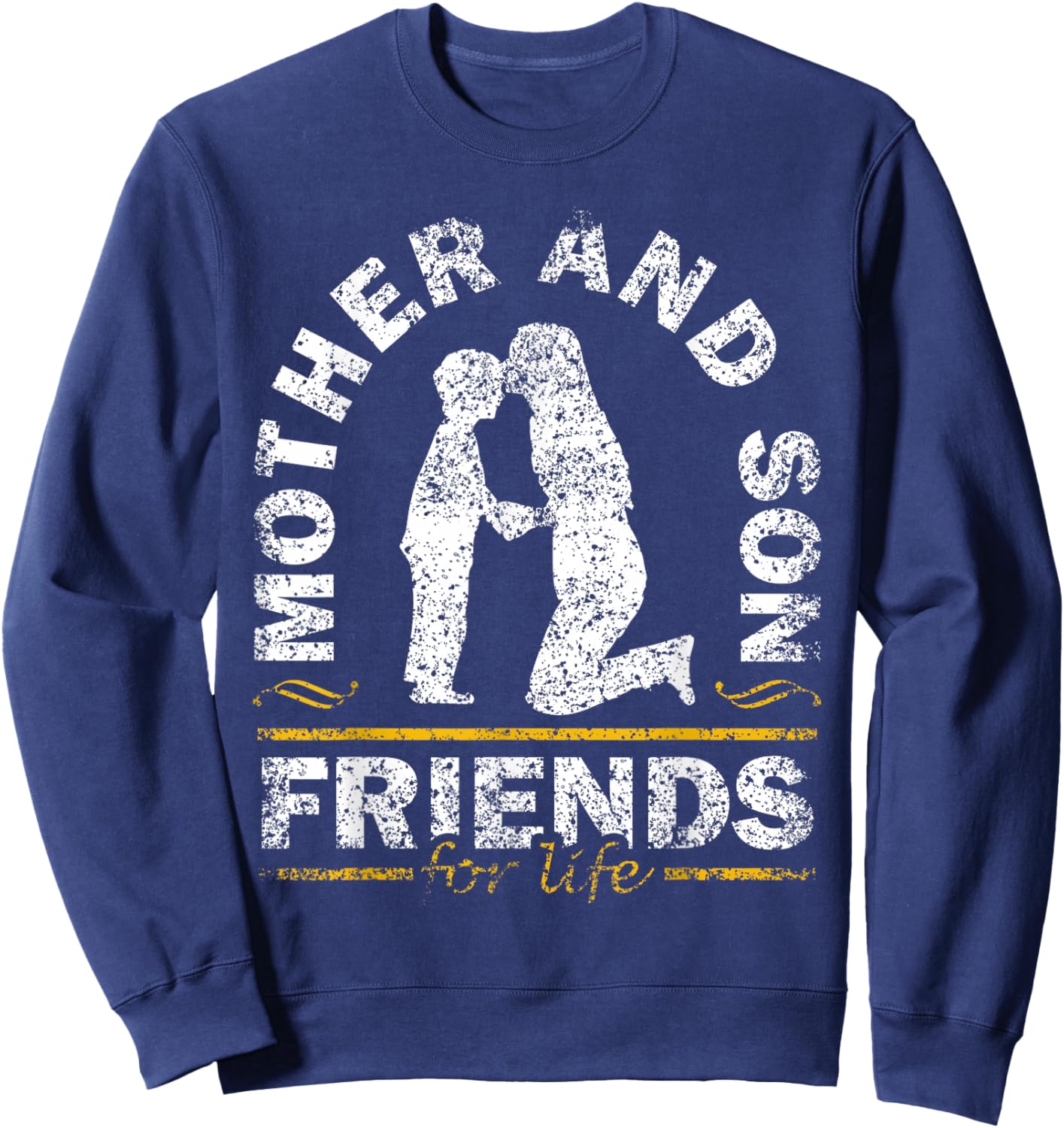 Mother And Son Friends For Life Mom Matching Mother Son Sweatshirt - Sweatshirt | Navy