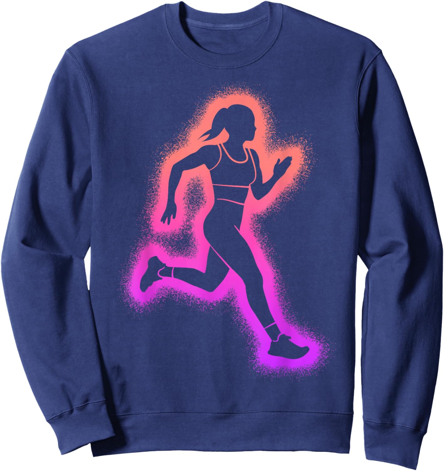 Running, Jogging, Kids, Ladies, Girls, Runners Sweatshirt - Sweatshirt | Navy