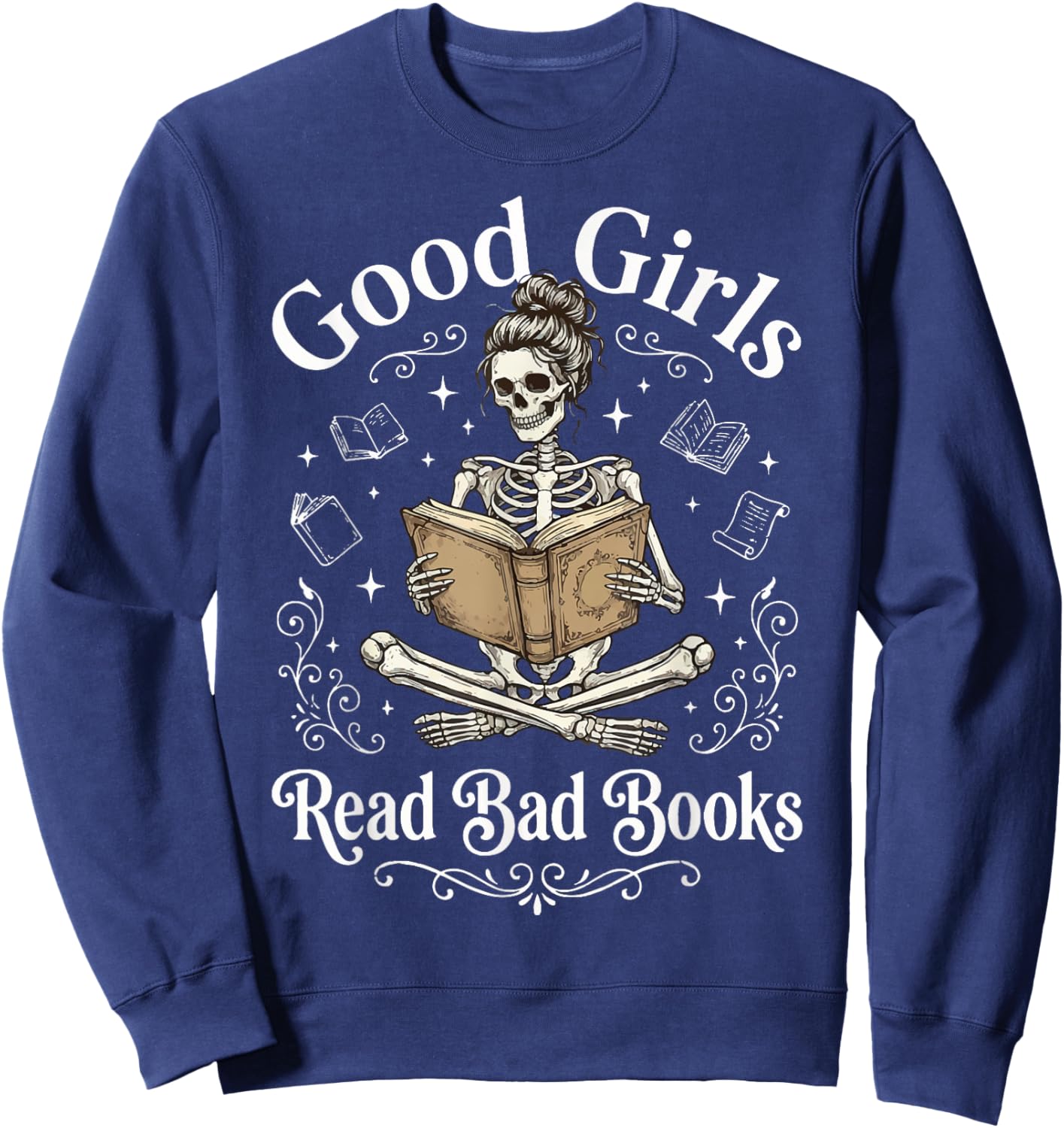 Good Girls Read Bad Books Sweatshirt - Sweatshirt | Navy