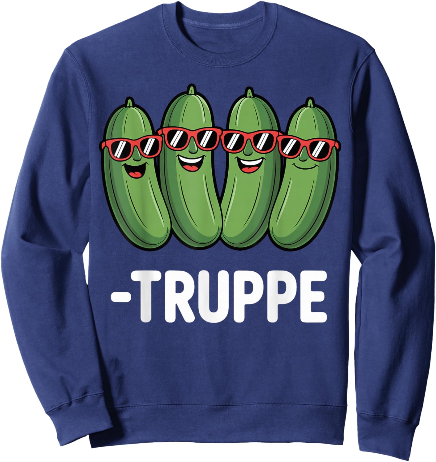 Gurkentruppe Funny Pickle Party JGA Gurken Polterabend Sweatshirt - Sweatshirt | Navy