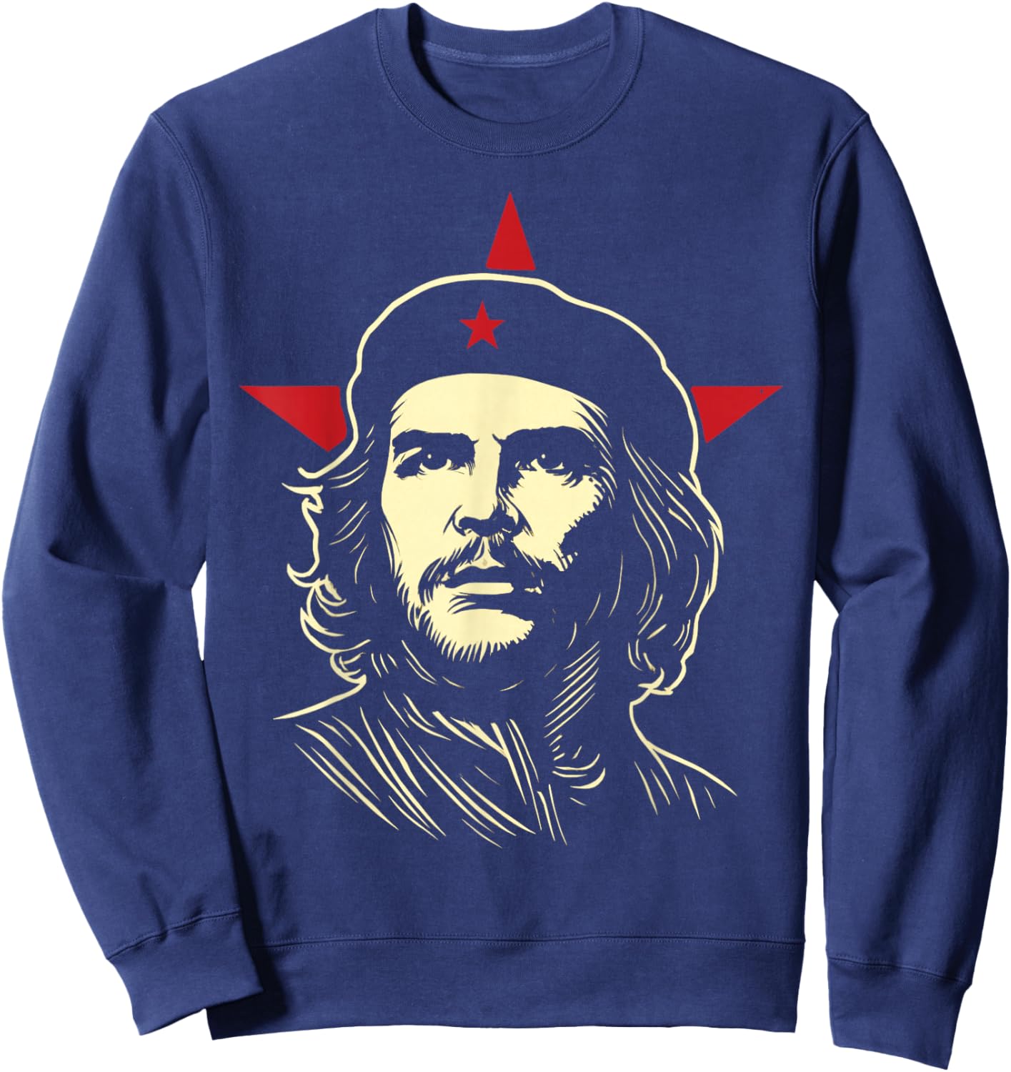 Che Guevara Shirt Stern Kuba Revolution Rebel Kubanisch Sweatshirt - Sweatshirt | Navy