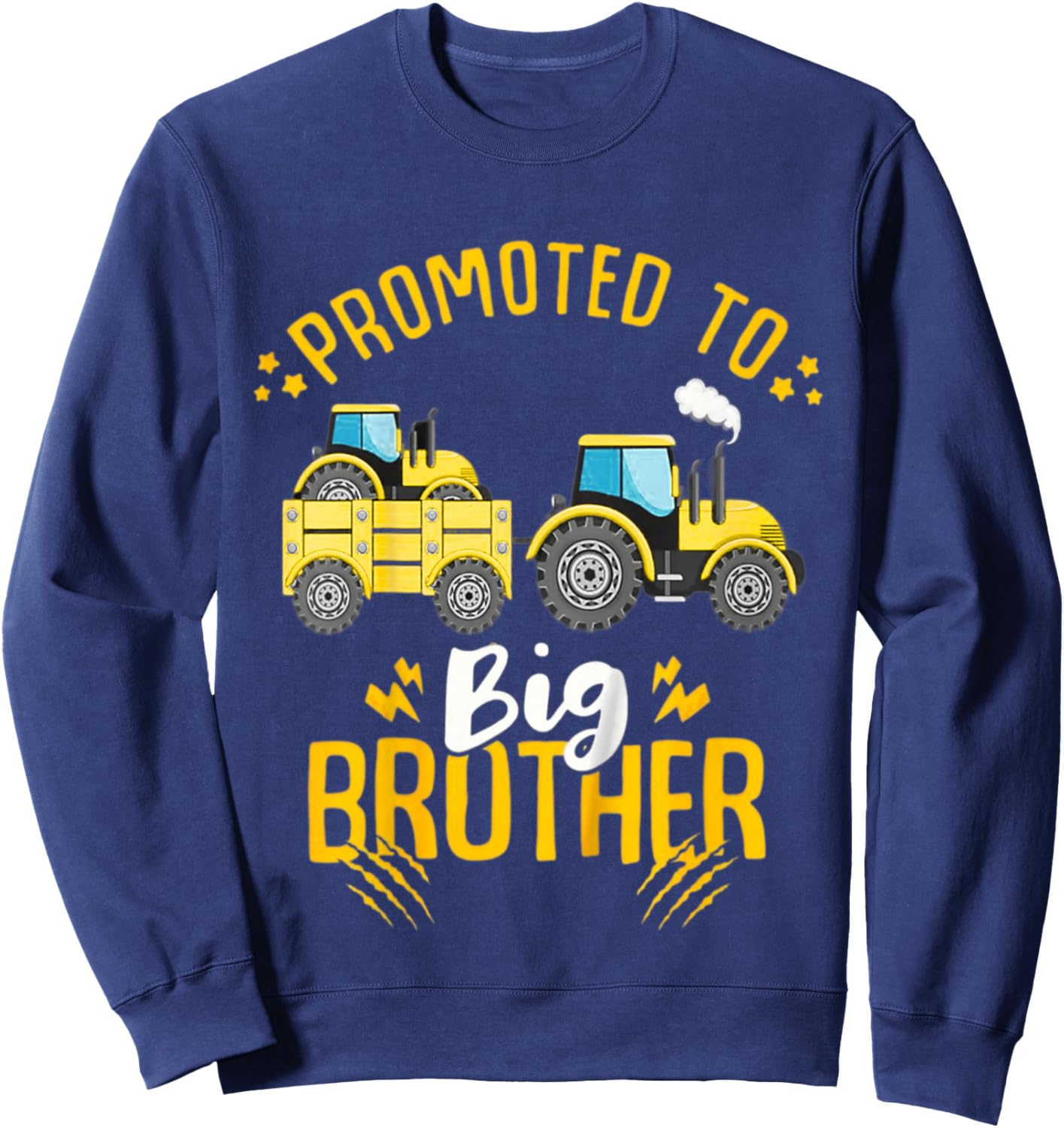 Kids Promoted to Big Brother 2027 Sweatshirt - Sweatshirt | Navy