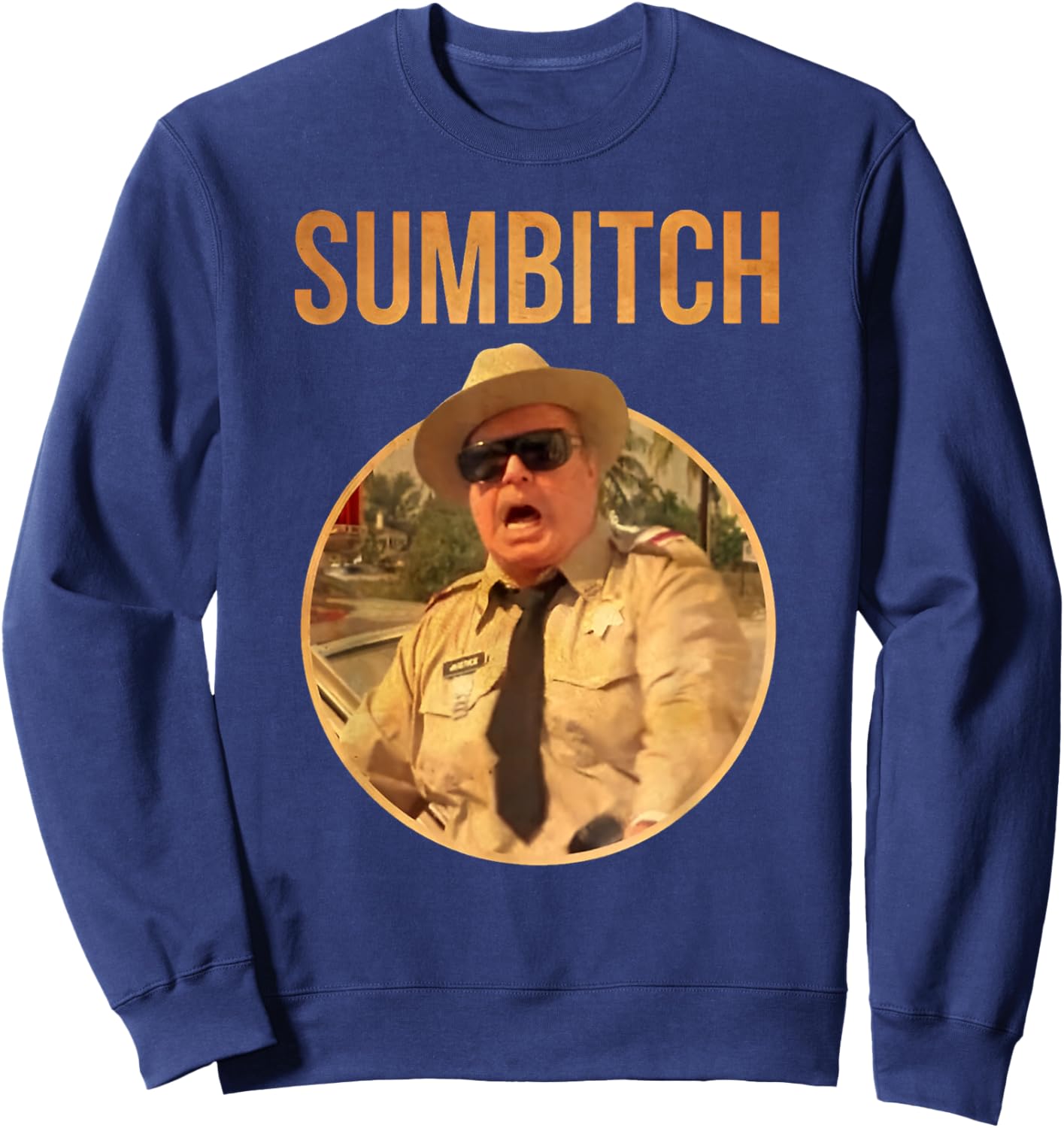 Police Sumbitch Sweatshirt - Sweatshirt | Navy