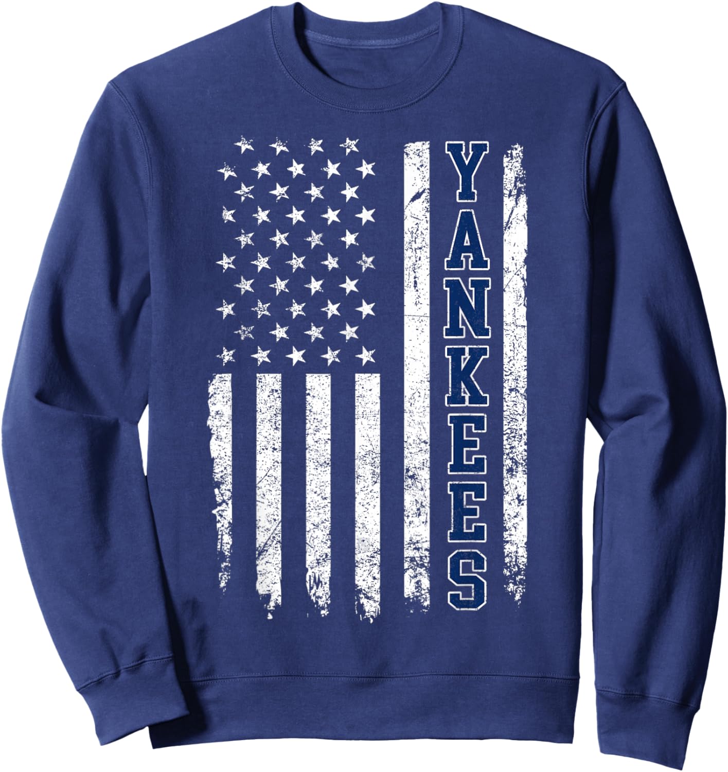 Yankee US Flag Sweatshirt - Sweatshirt | Navy
