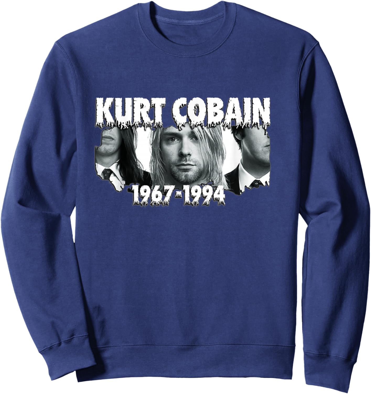Alternative Rock_Grunge_001 Sweatshirt - Sweatshirt | Navy