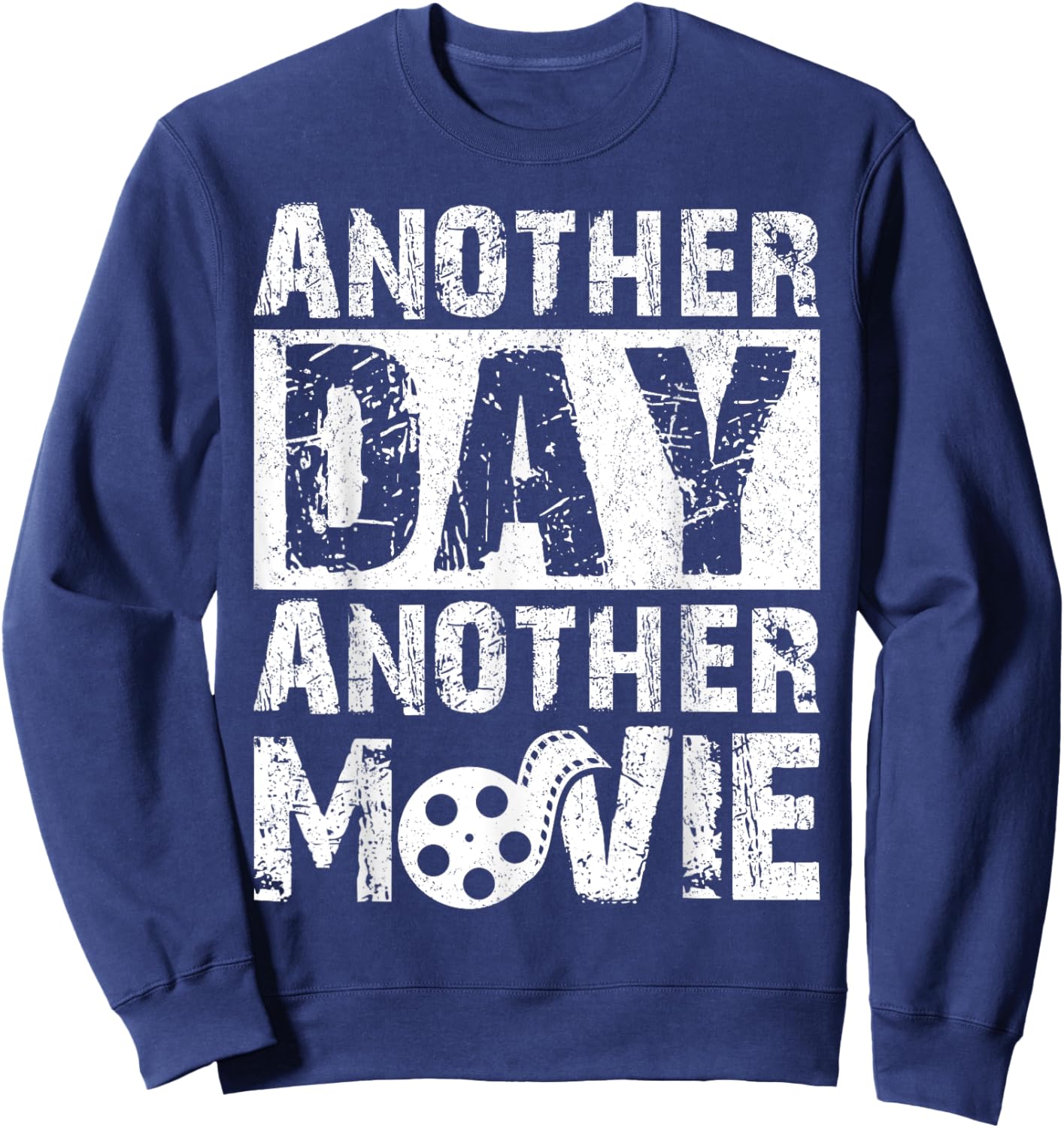Movie Buffs Meme Quote Sweatshirt - Sweatshirt | Navy