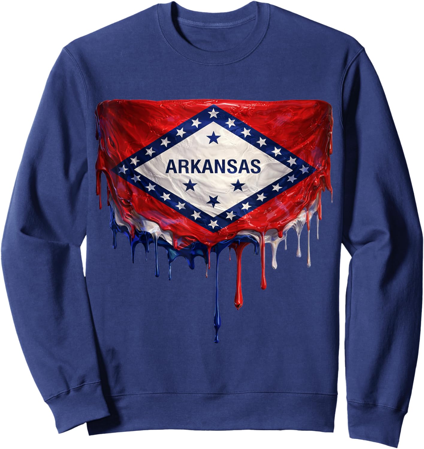 Drapeau de l'Arkansas Sweatshirt - Sweatshirt | Navy