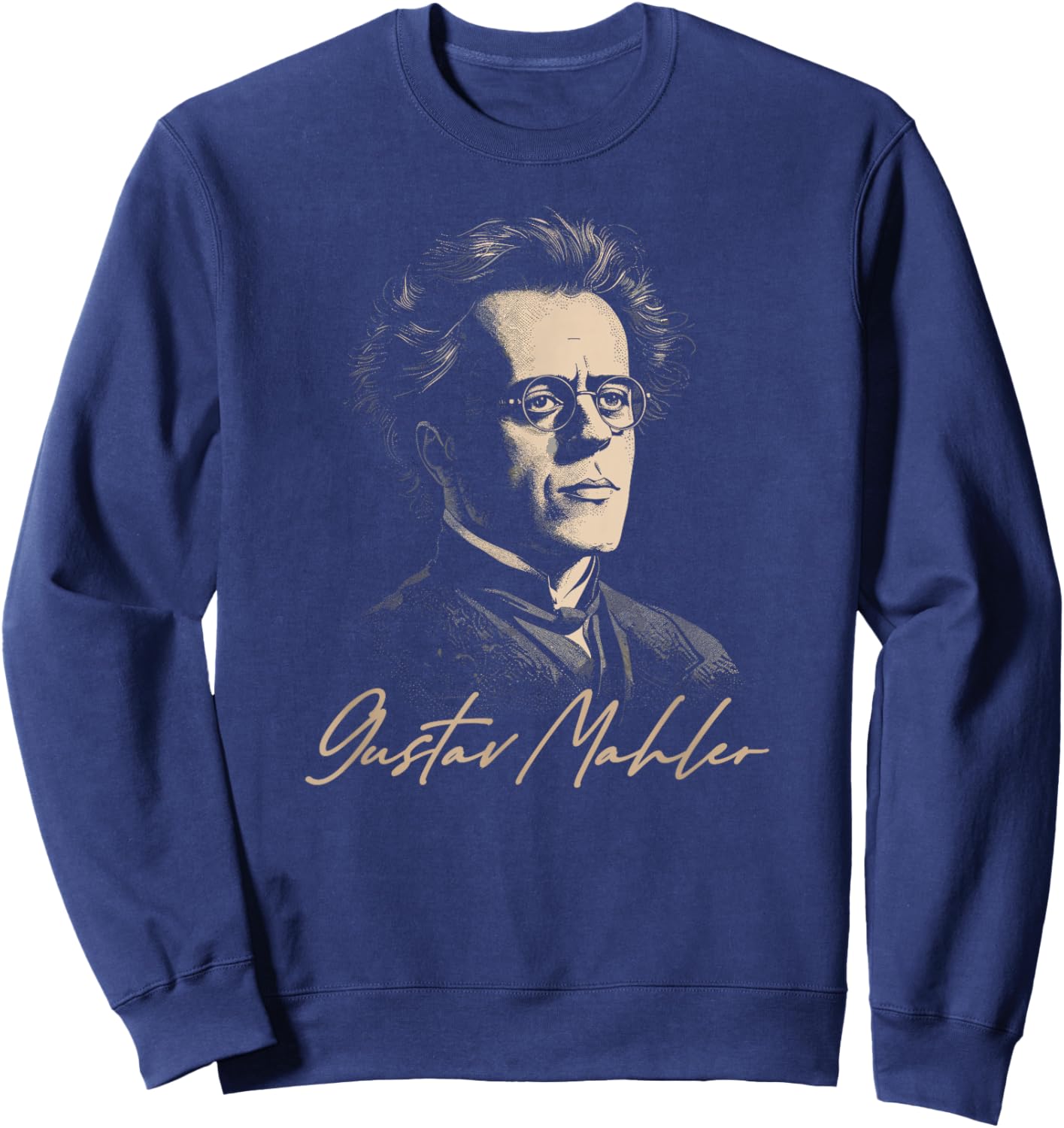 Gustav Mahler Musician Symphony Composer Sweatshirt - Sweatshirt | Navy