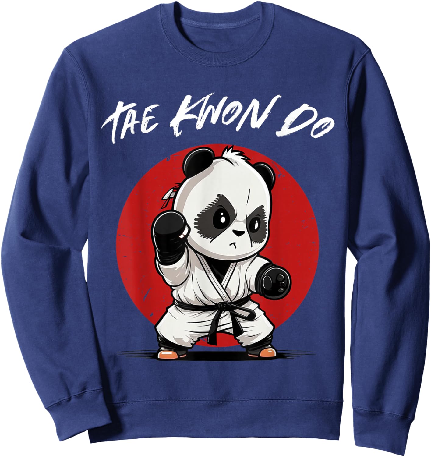 Cute Taekwondo Panda - Funny TKD Korean Martial Arts Sweatshirt - Sweatshirt | Navy