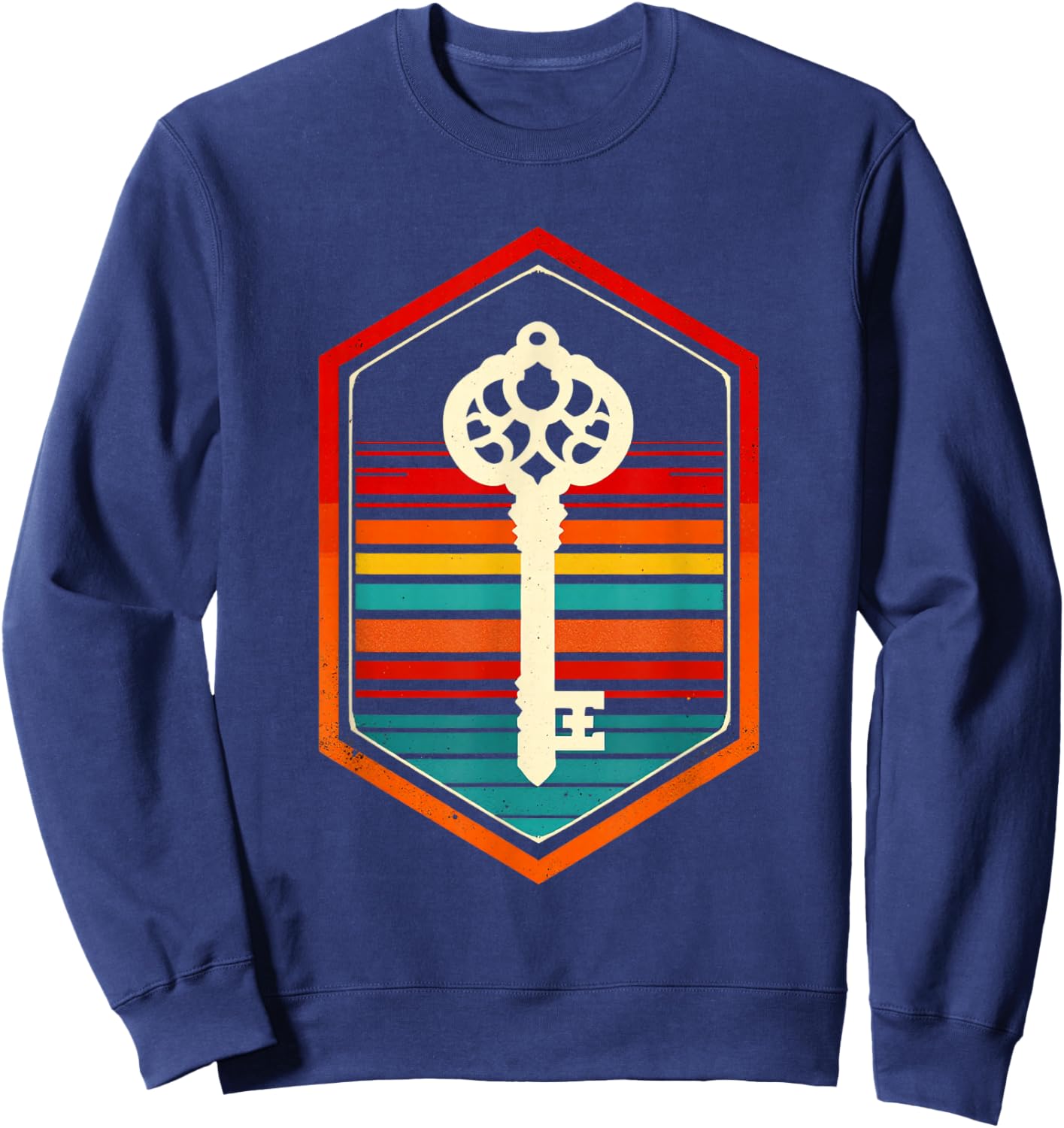 Vintage Key Sweatshirt - Sweatshirt | Navy