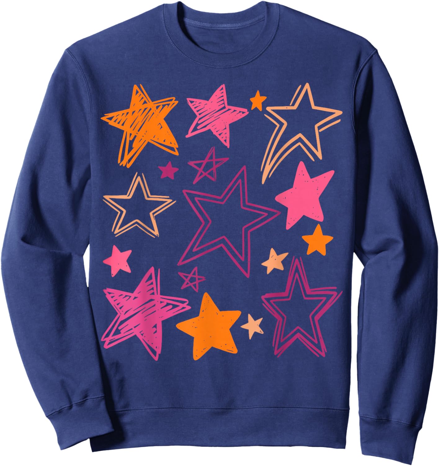 Subtle Lesbian Pride Stars LGBTQ Pride Month Sweatshirt - Sweatshirt | Navy