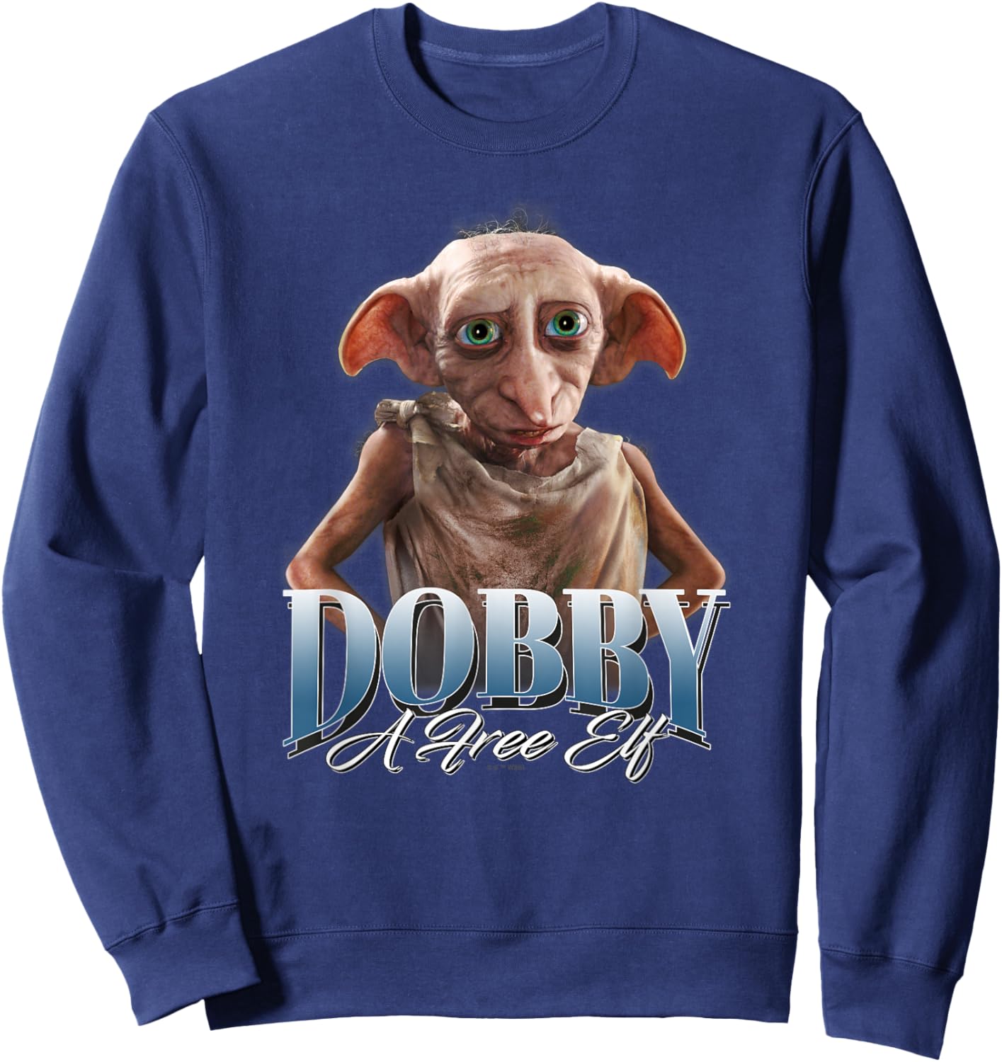 Harry Potter Dobby The Elf Homage Sweatshirt - Sweatshirt | Navy