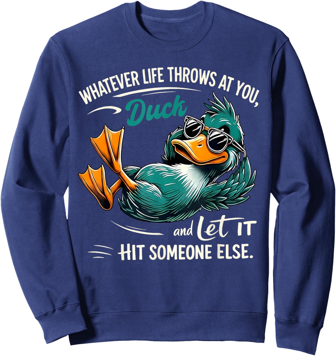 at You Sweatshirt - Sweatshirt | Navy