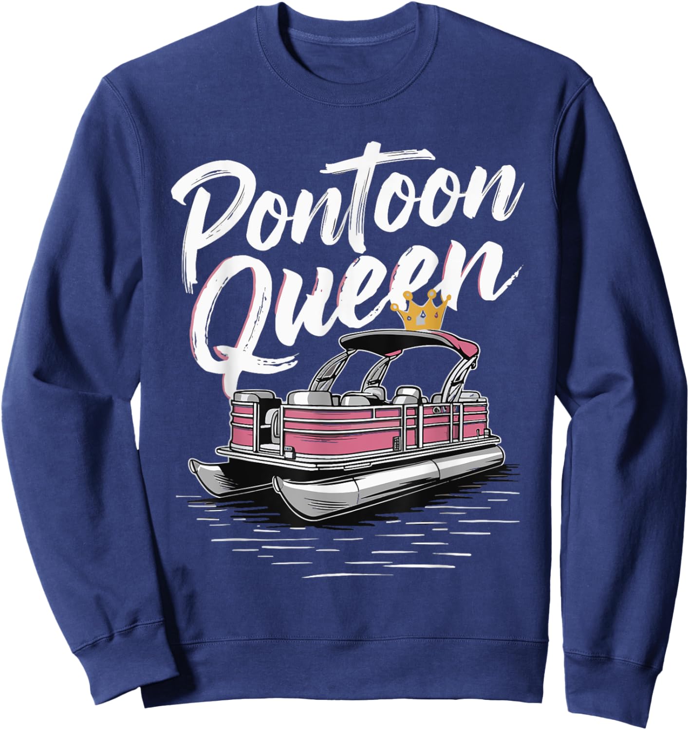 Pontoon Queen Sweatshirt - Sweatshirt | Navy