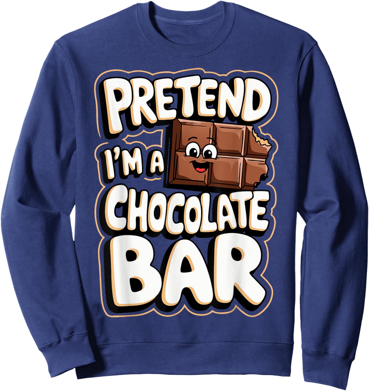 Pretend I'm A Chocolate Bar Sweatshirt - Sweatshirt | Navy