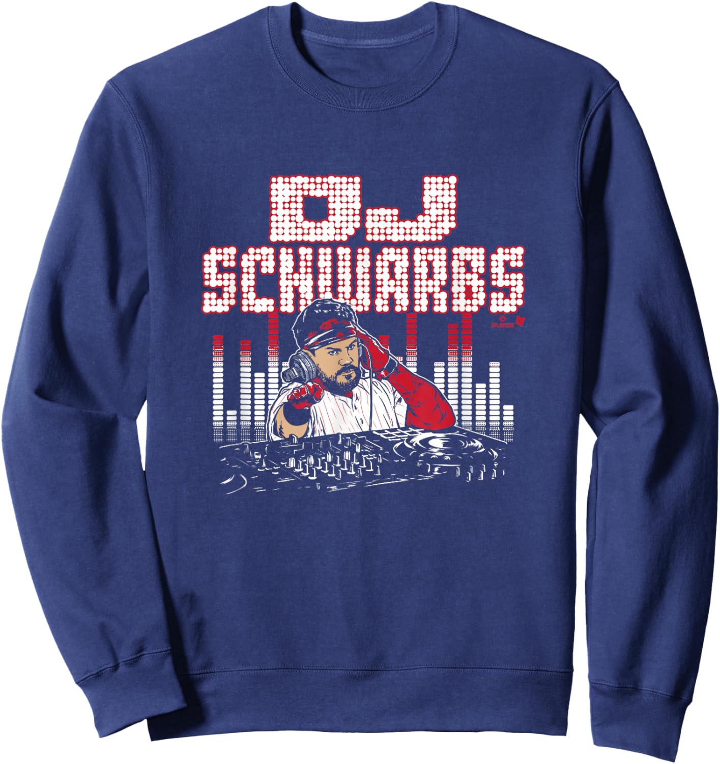 Kyle Schwarber - DJ Schwarbs - Philadelphia Baseball Sweatshirt - Sweatshirt | Navy