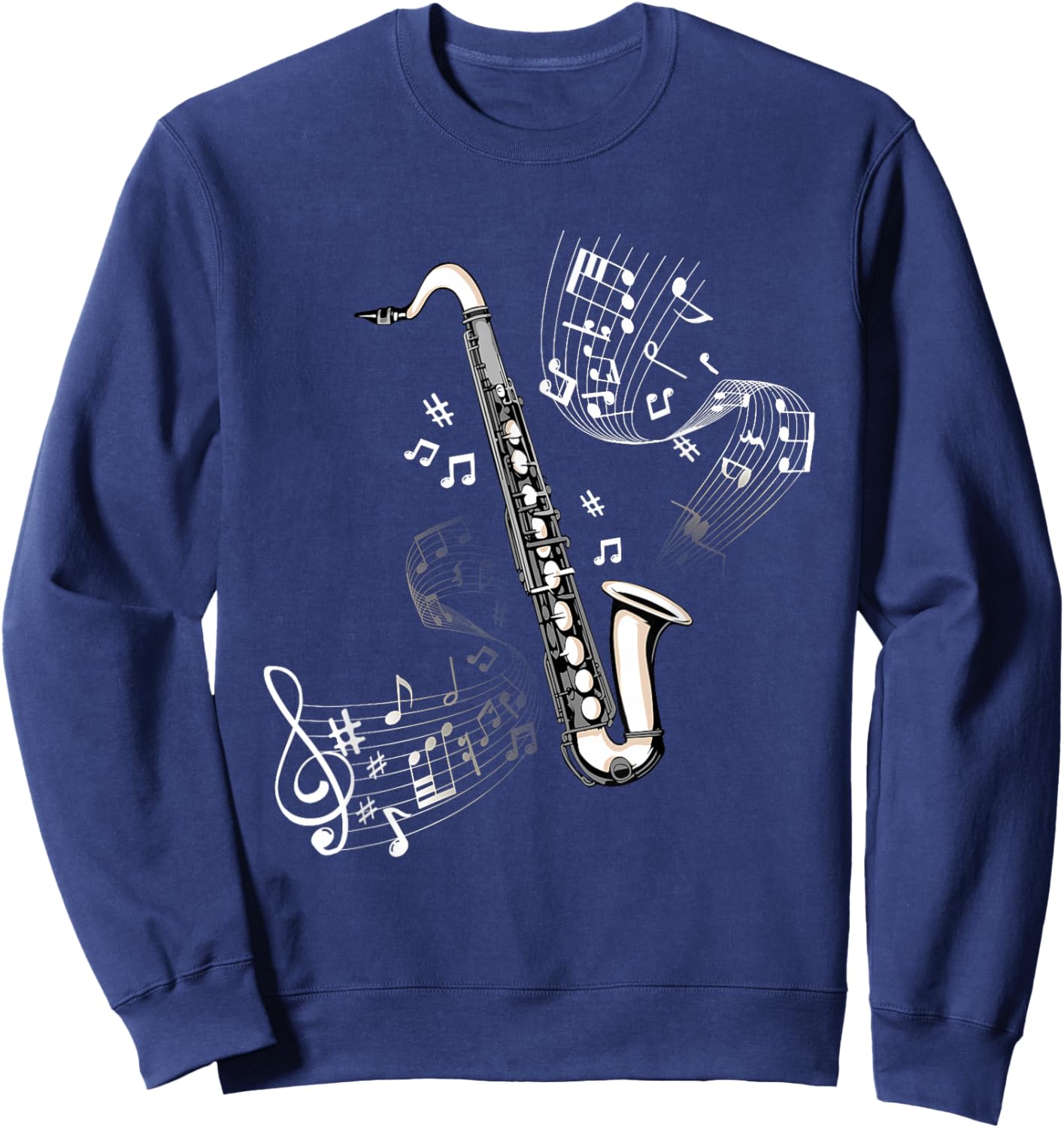 Bass Clarinet Player Orchestral Band Children Bass Clarinet Sweatshirt - Sweatshirt | Navy