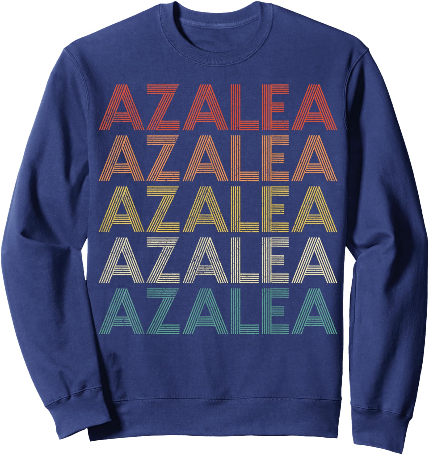 Azalea Retro Vintage Sweatshirt - Sweatshirt | Navy