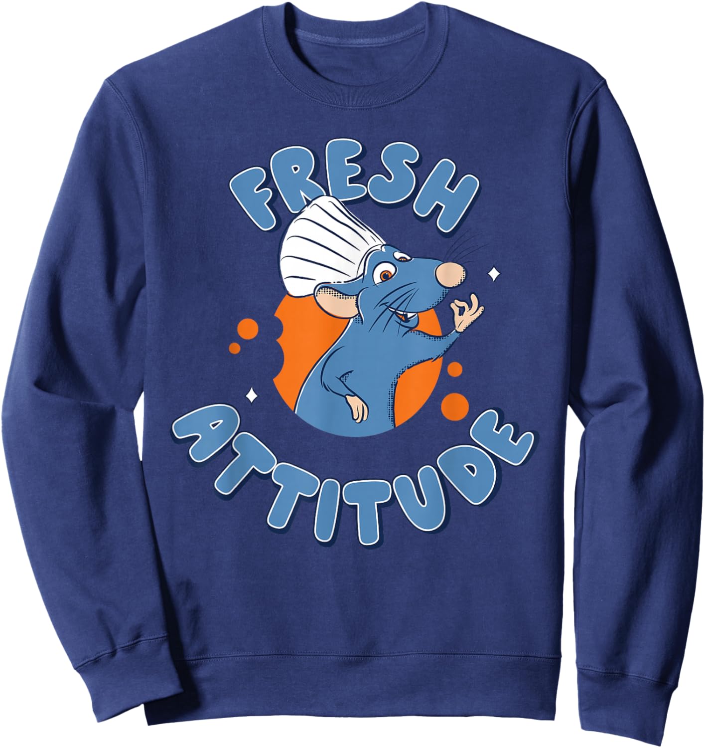 Disney and Pixar's Ratatouille Chef Remy Fresh Attitude Sweatshirt - Sweatshirt | Navy