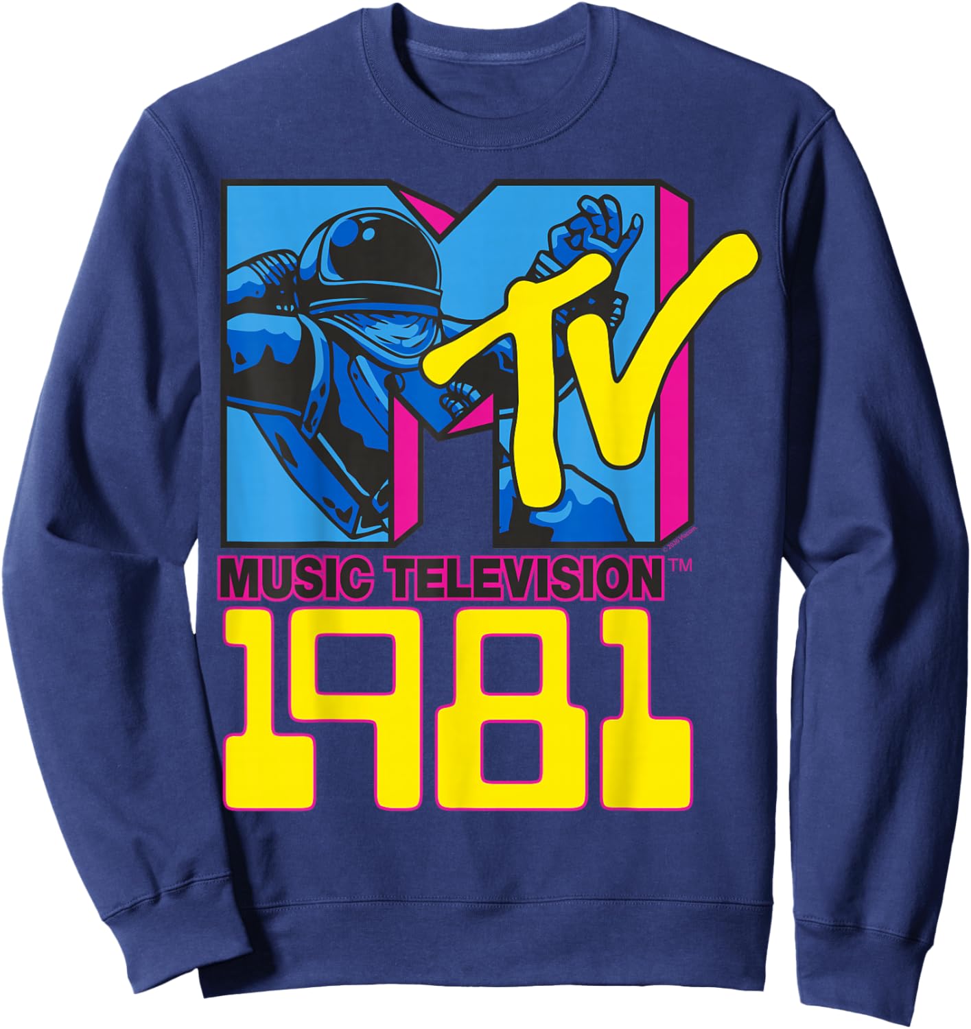 MTV Astronaute 1981 Sweatshirt - Sweatshirt | Navy