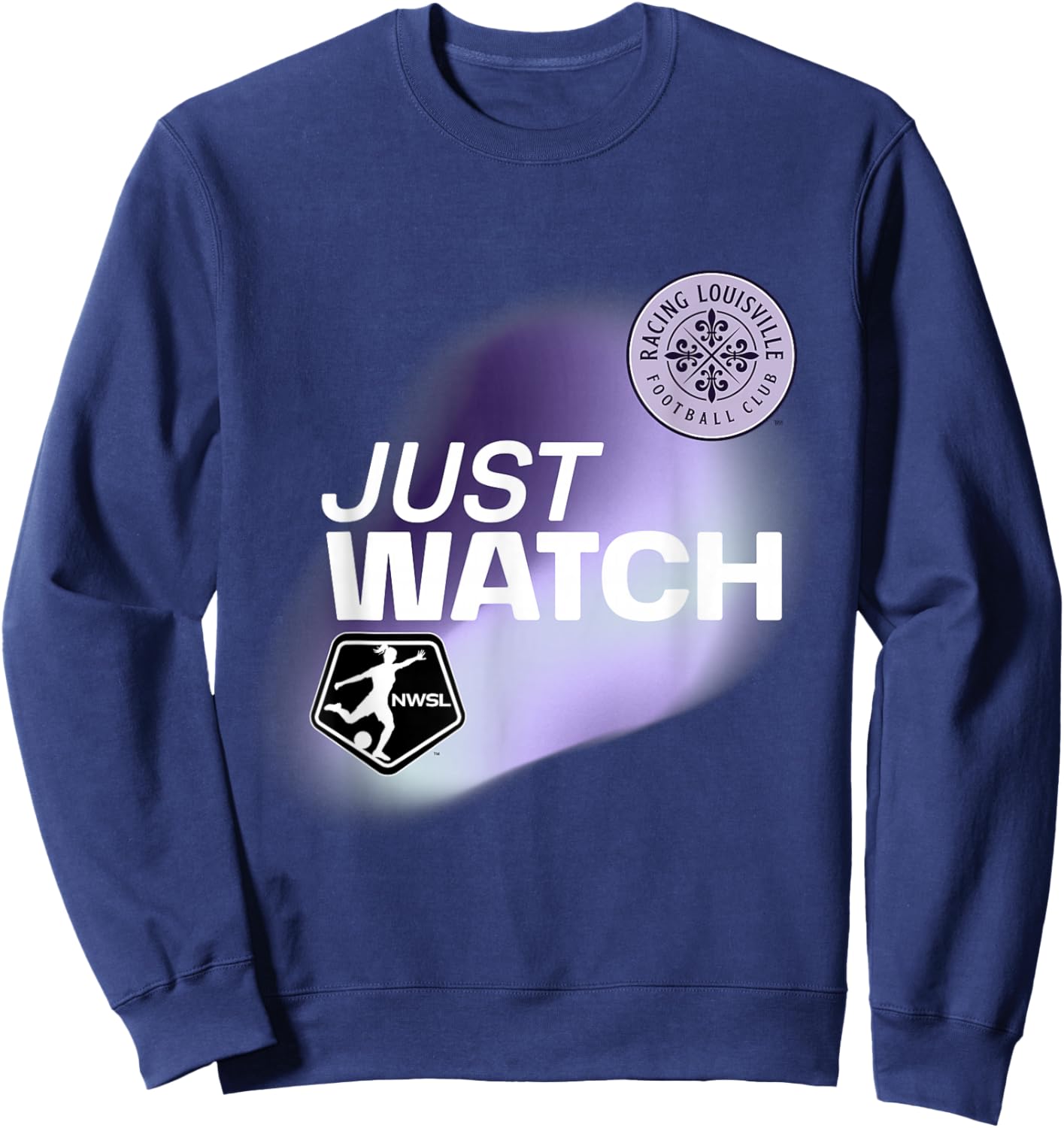Official License Racing Louisville Football Club Just Watch Sweatshirt - Sweatshirt | Navy