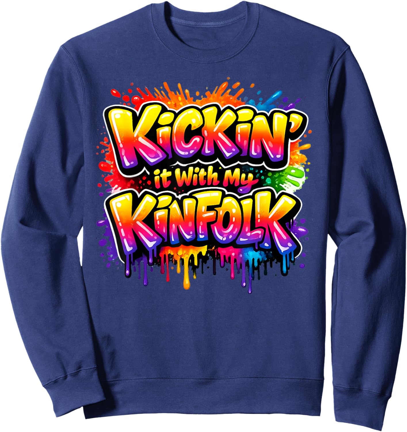 T-Shirt Sweatshirt - Sweatshirt | Navy