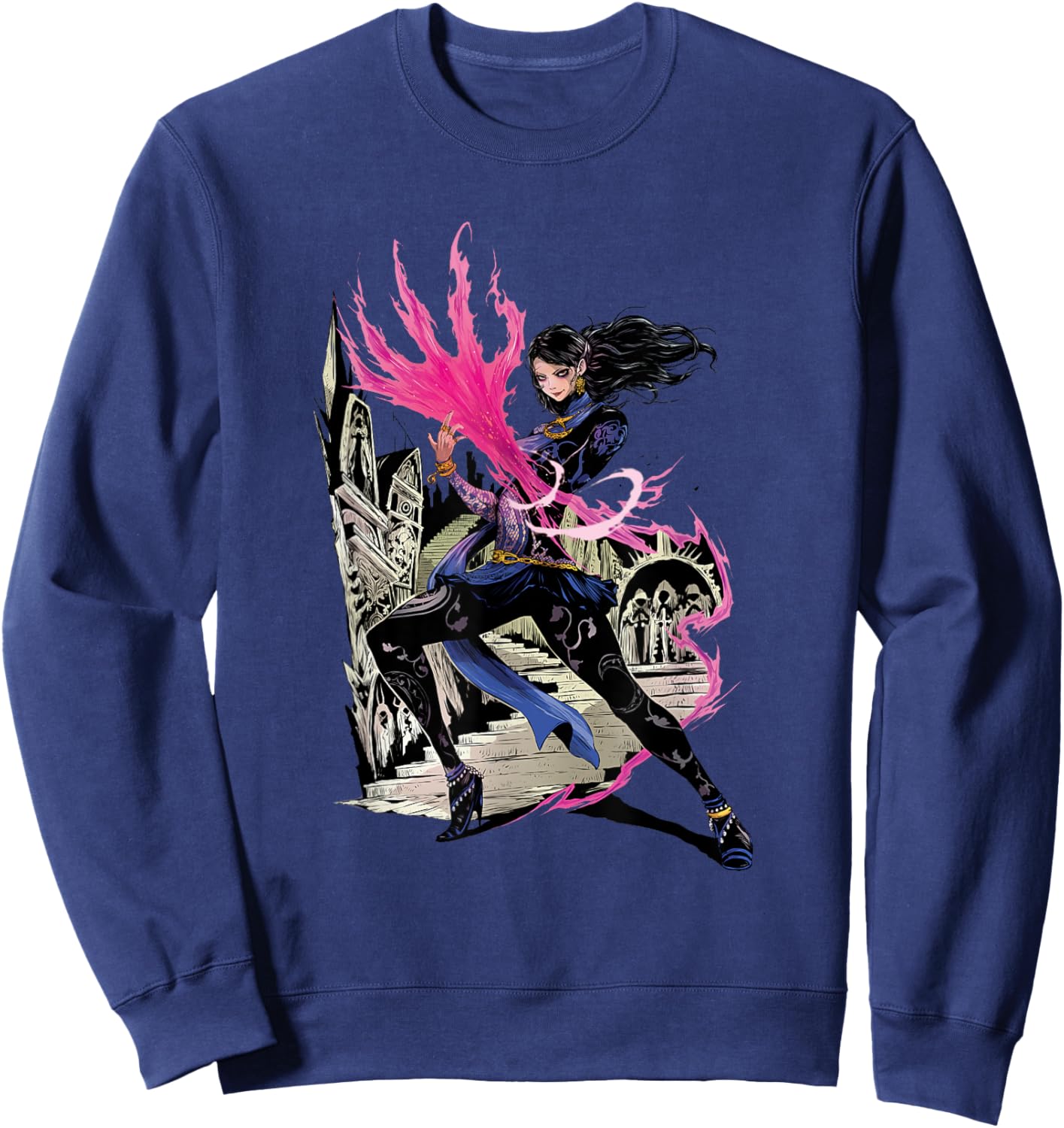 Tekken7 Zafina 002 Sweatshirt - Sweatshirt | Navy