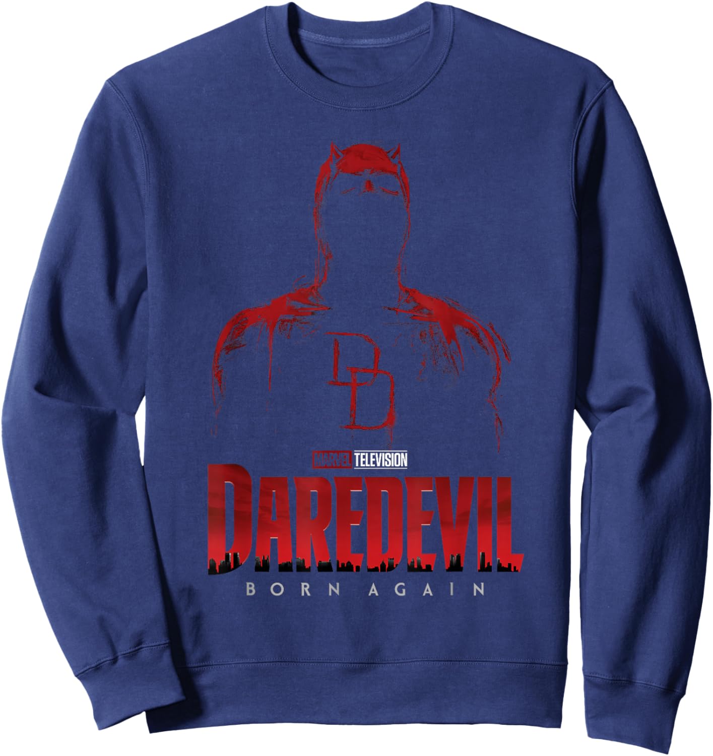 Marvel Daredevil: Born Again Season 2 The Devil Returns Sweatshirt - Sweatshirt | Navy