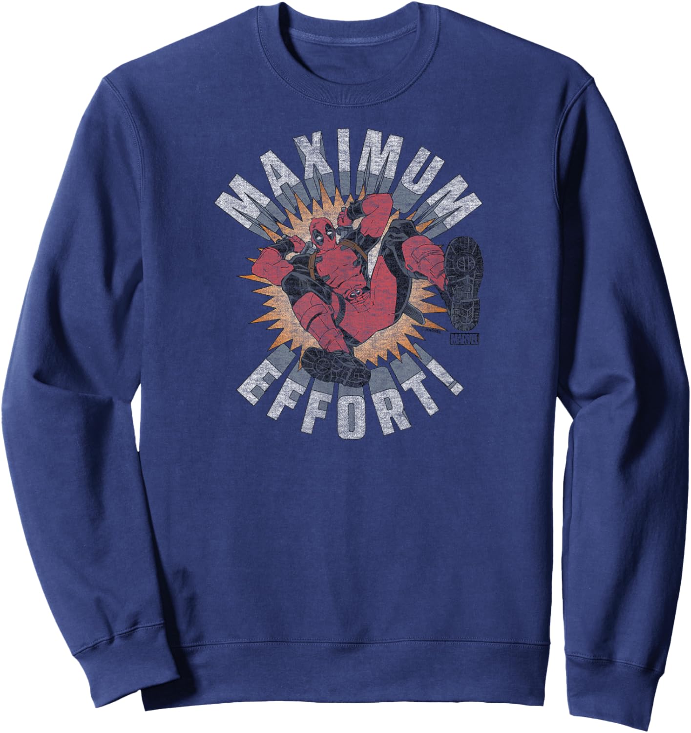 Deadpool - Maximum Effort Sweatshirt - Sweatshirt | Navy
