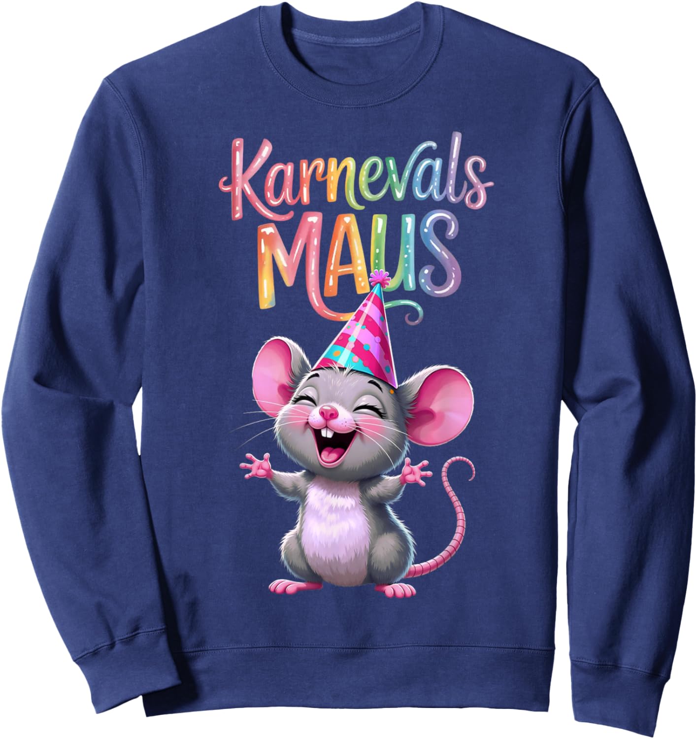 Carnival Mouse Cute Fancy Dress Motif and Children Sweatshirt - Sweatshirt | Navy