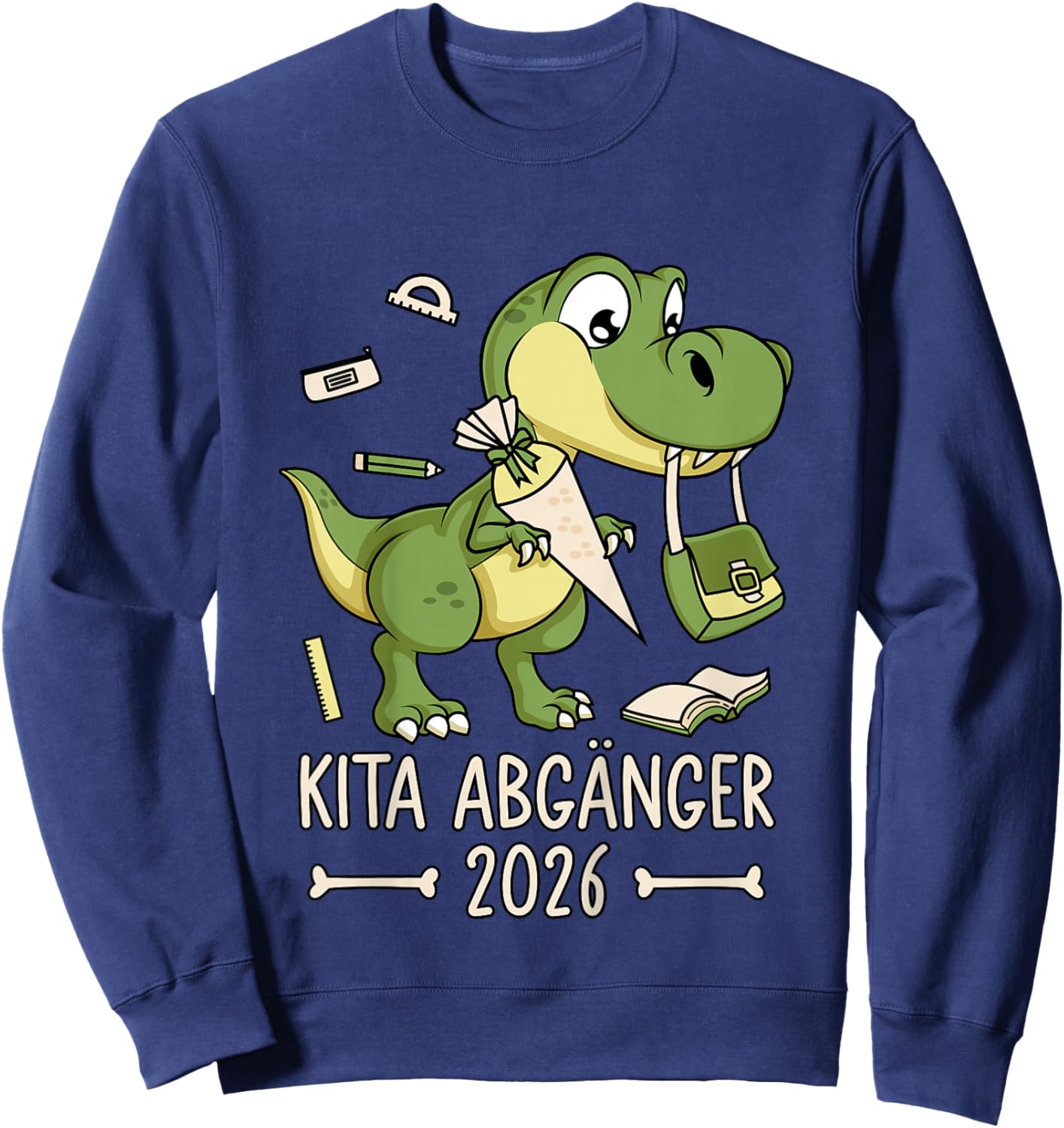 2026 with German Text Sweatshirt - Sweatshirt | Navy