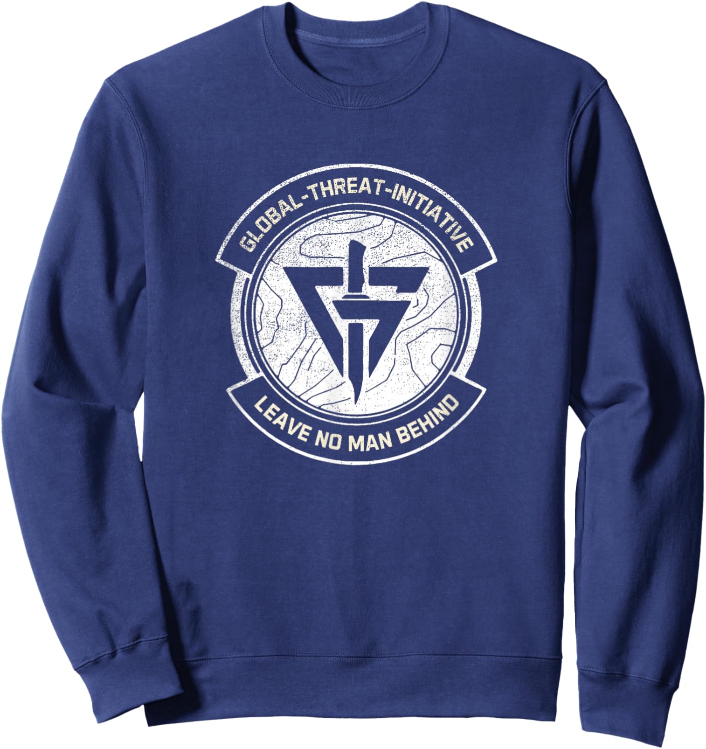 GTI Global Threat Initiative Force Badge Delta Game Sweatshirt - Sweatshirt | Navy