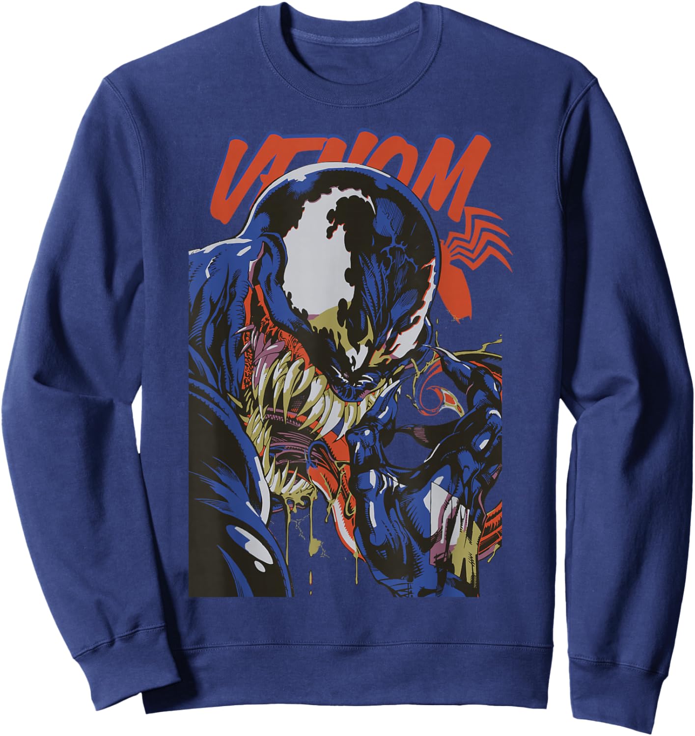 Marvel Venom Cool Graphic Artwork Sweatshirt - Sweatshirt | Navy