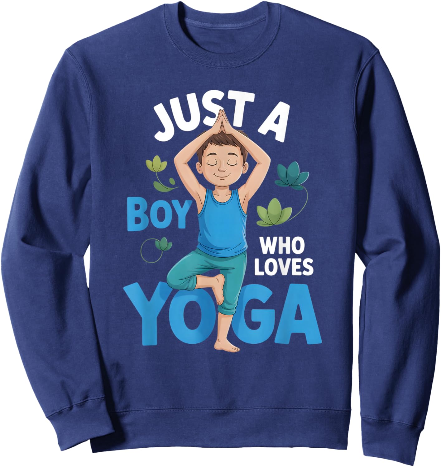 Boys Yoga Sweatshirt - Sweatshirt | Navy