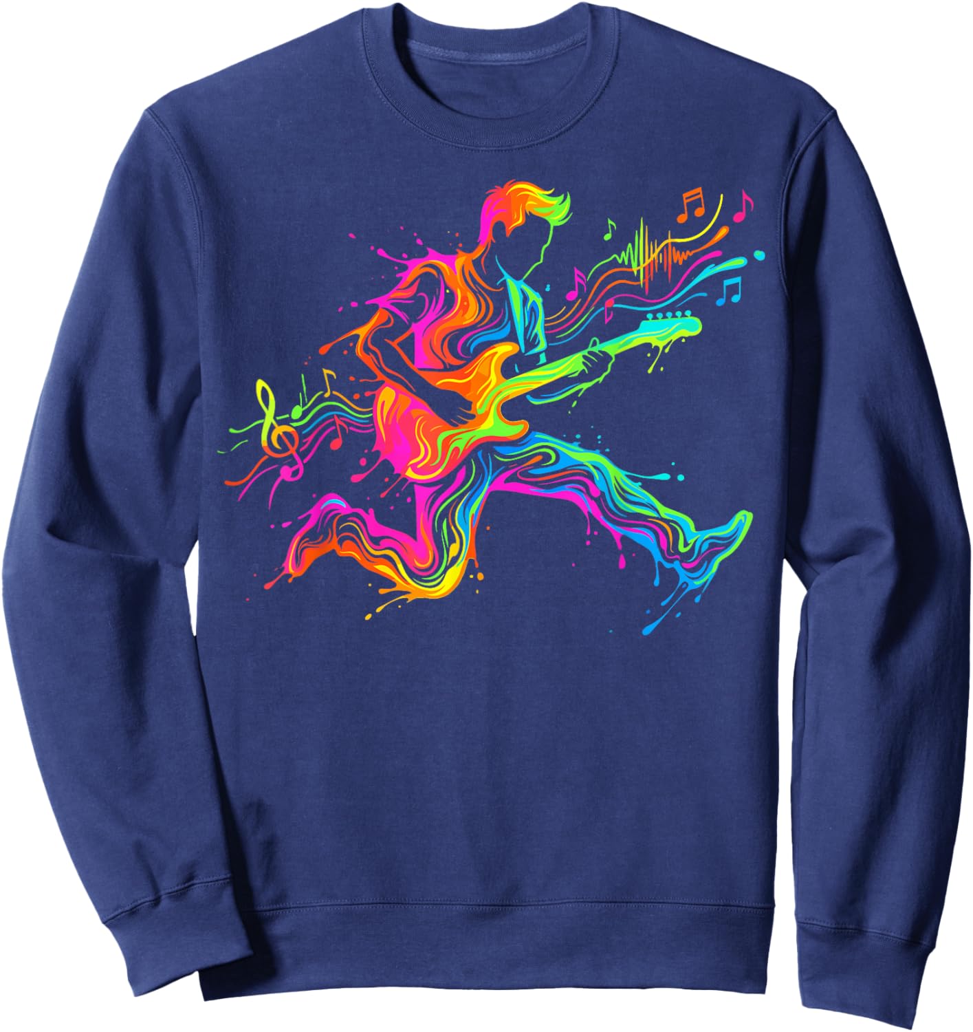 Guitar Player Guitarist for Man Child and Boy Sweatshirt - Sweatshirt | Navy