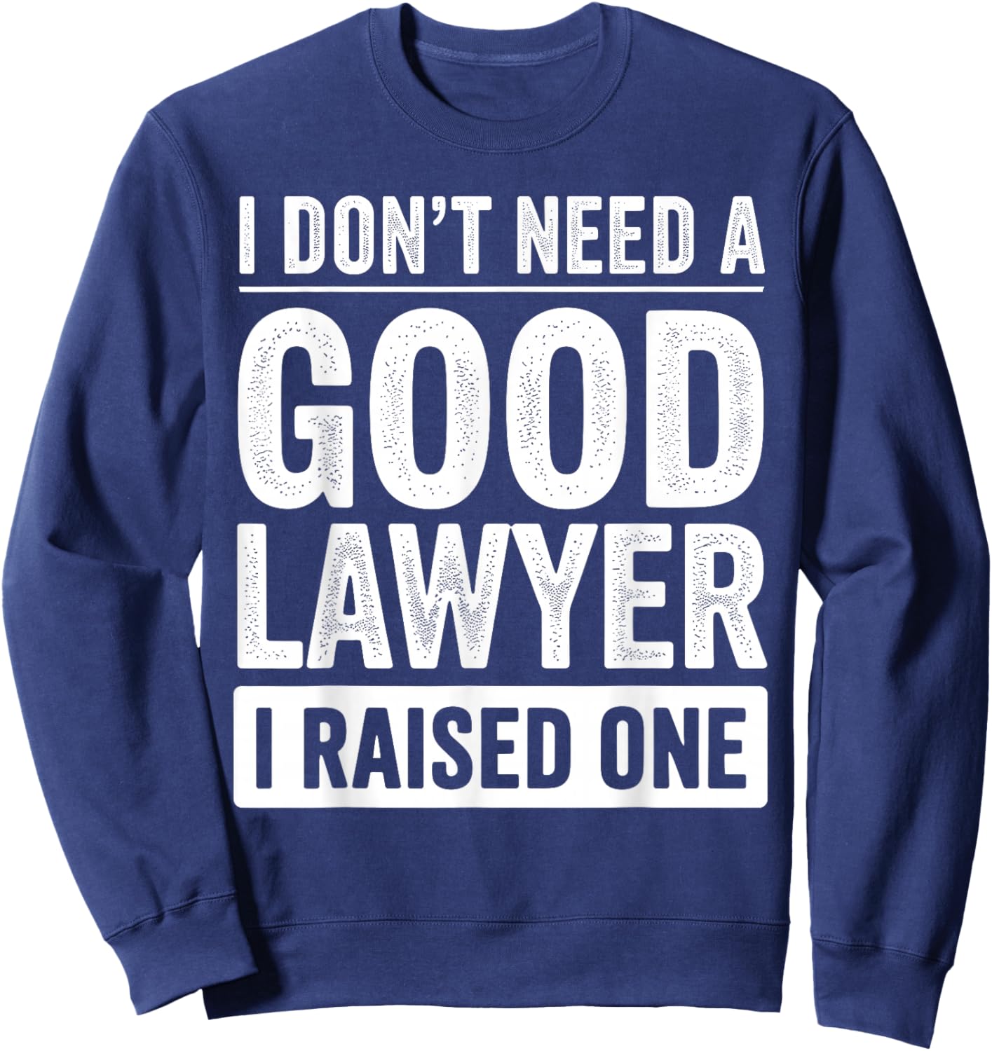 Lawyer Design Women Law Student Attorney Law School Sweatshirt - Sweatshirt | Navy