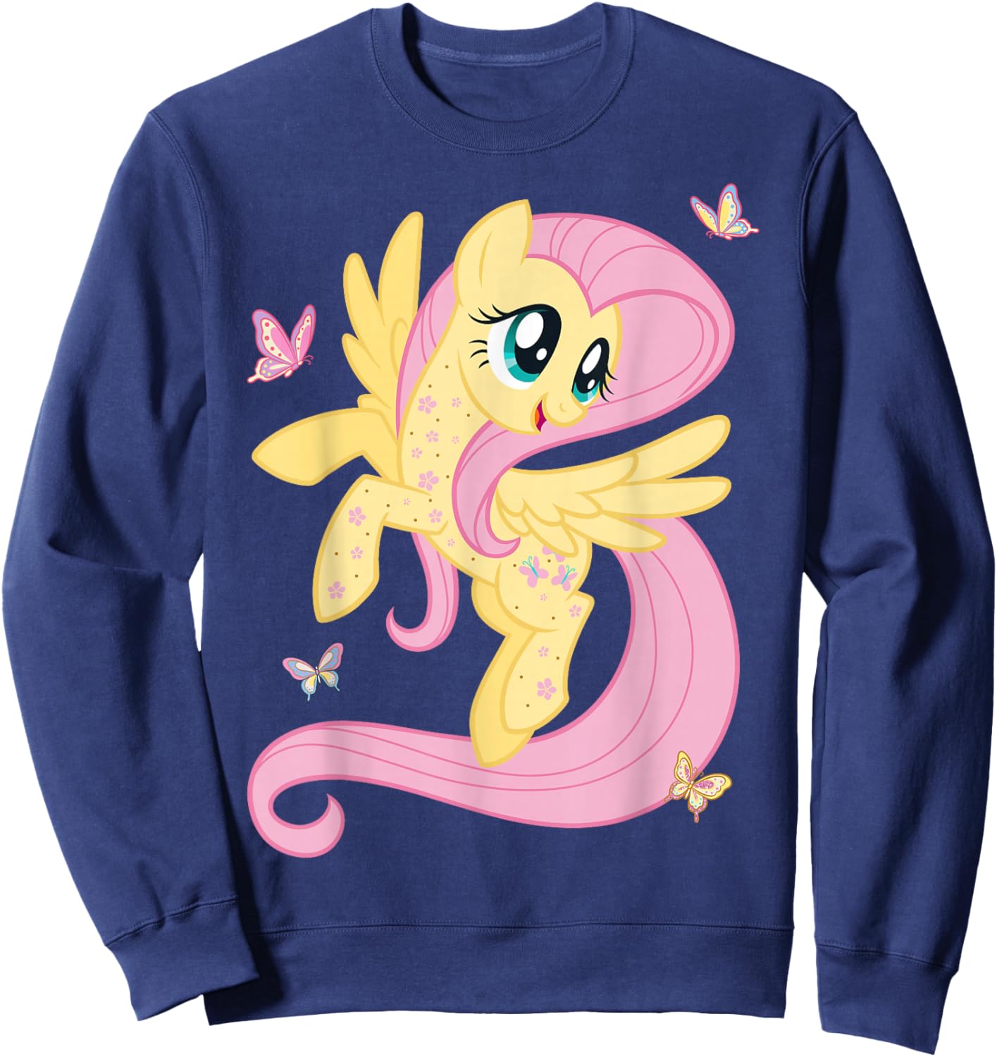 My Little Pony: Friendship is Magic Fluttershy & Butterflies Sweatshirt - Sweatshirt | Navy