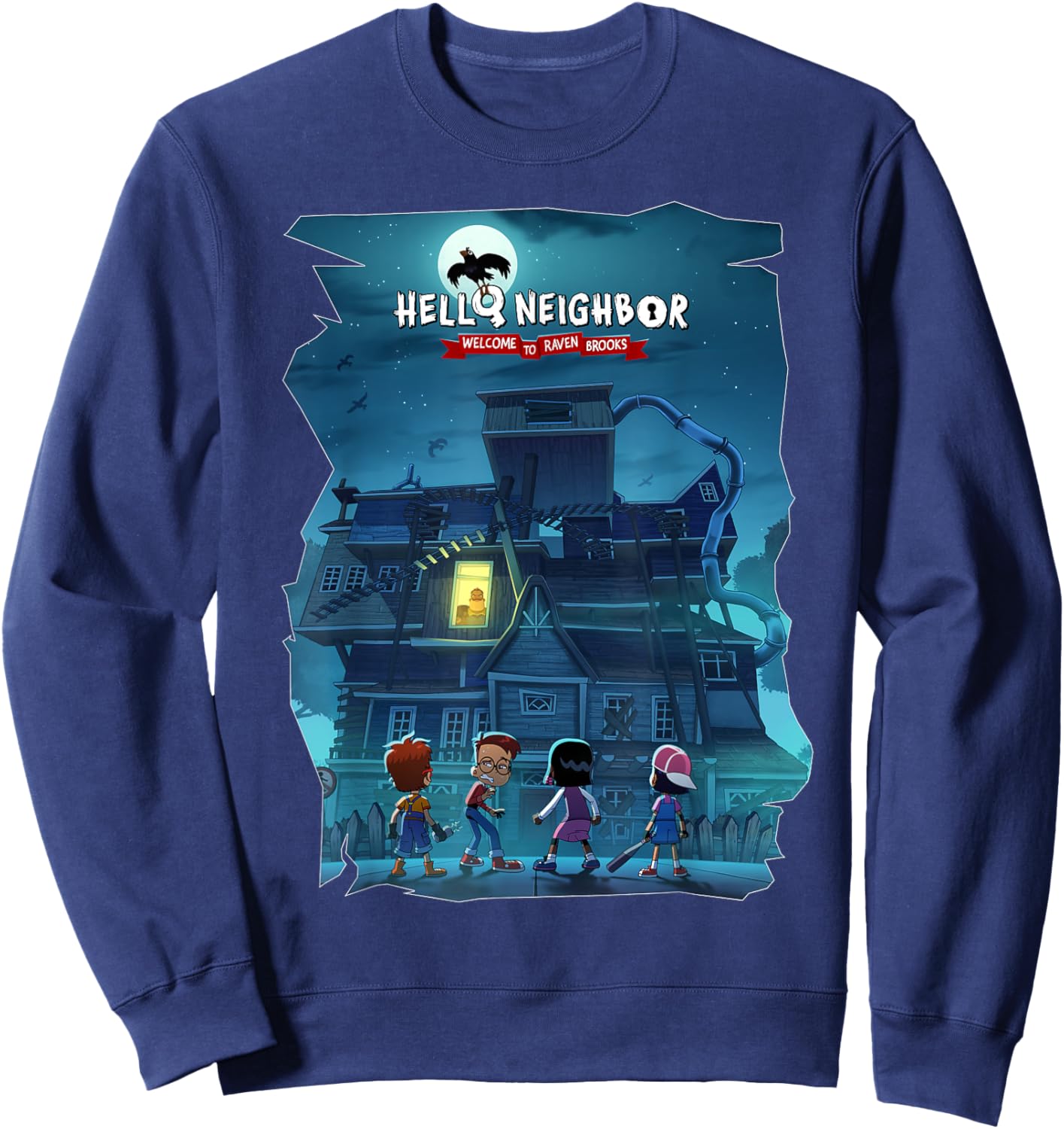 Hello Neighbor - Game Related Designs Sweatshirt - Sweatshirt | Navy