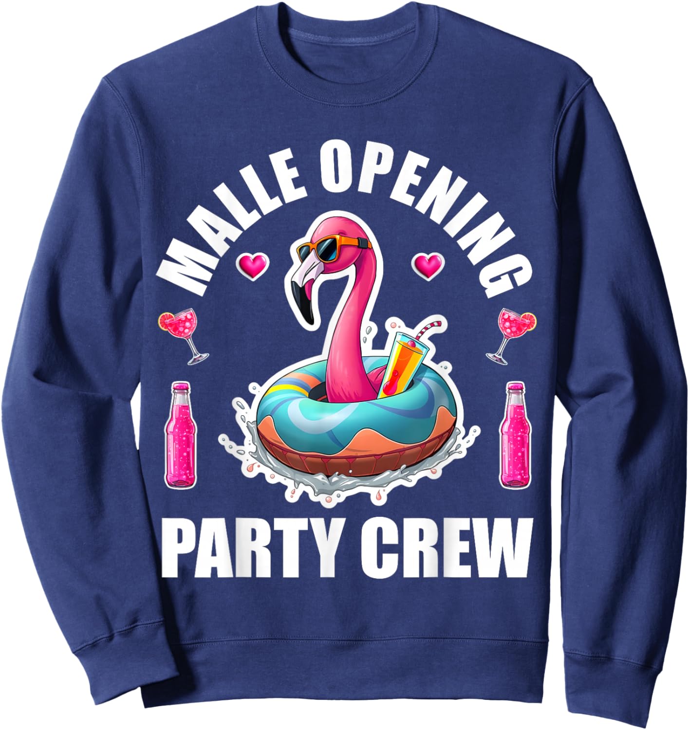 Malle Opening Party Mallorca Crew Summer Sweatshirt - Sweatshirt | Navy